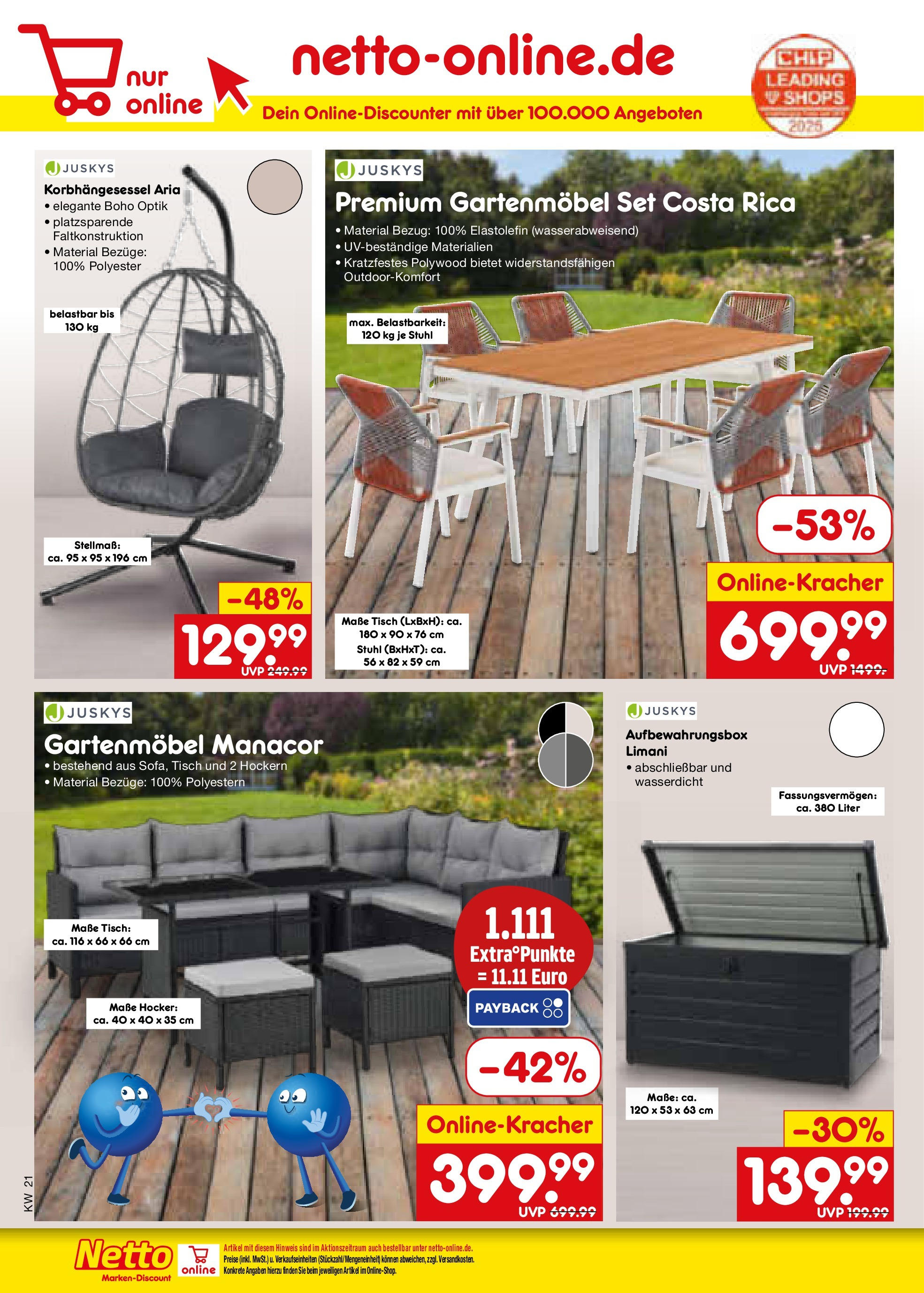 Netto Marken-Discount - Netto: Wochenangebote (ab 18.05.2025) » Angebote | Seite: 46 | Produkte: Hocker, Tisch, Stuhl, Box Netto Marken-Discount - Netto: Wochenangebote (ab 18.05.2025) » Angebote | Seite: 46 | Produkte: Hocker, Tisch, Stuhl, Box