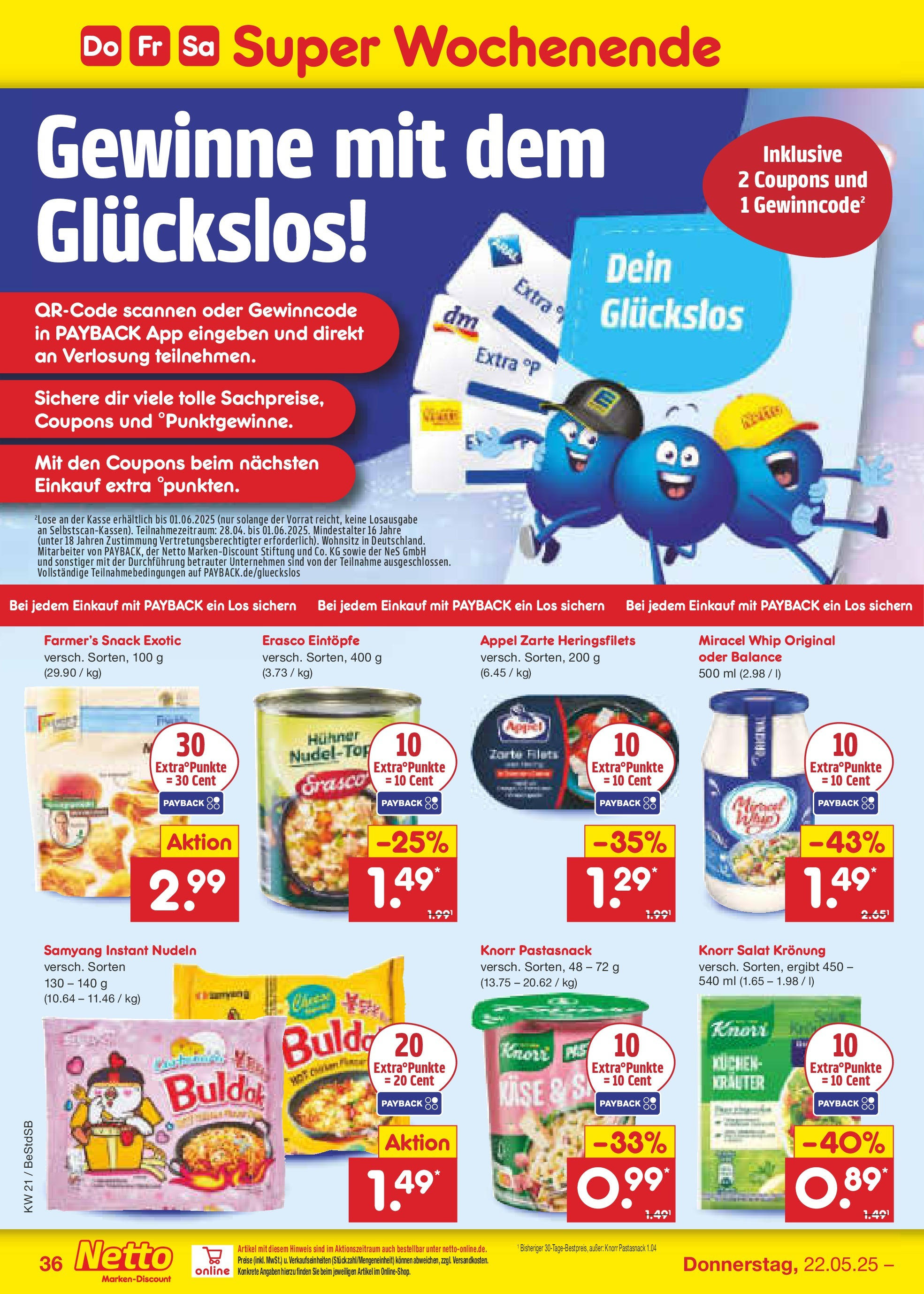 Netto Marken-Discount - Netto: Wochenangebote (ab 18.05.2025) » Angebote | Seite: 54 | Produkte: Knorr, Pasta, Nudeln, Salat Netto Marken-Discount - Netto: Wochenangebote (ab 18.05.2025) » Angebote | Seite: 54 | Produkte: Knorr, Pasta, Nudeln, Salat