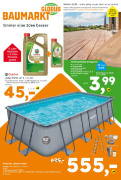 Vorschau von dem Prospekt des Geschäftes Globus Baumarkt, gültig ab dem 18.05.2025