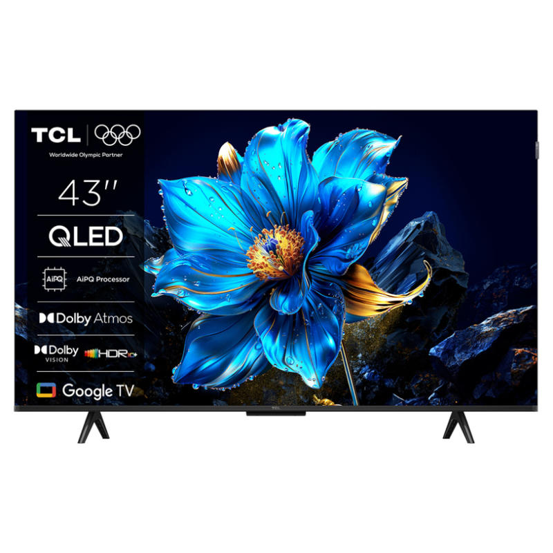Телевизор TCL 43QLED780K 4K Ultra HD QLED SMART TV, GOOGLE TV, 43.0 ", 108.0 см
