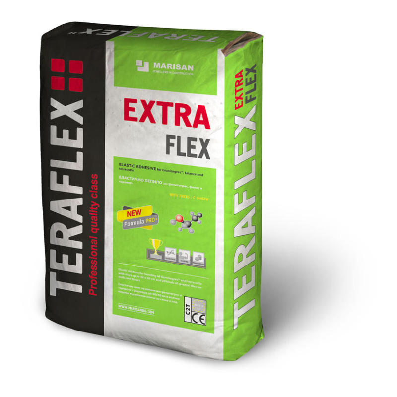 ЛЕПИЛО ЗА ПЛОЧКИ MARISAN EXTRA FLEX С ФИБРИ СИВ