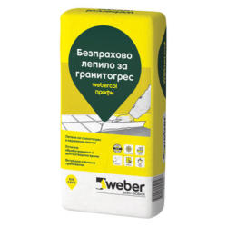 ЛЕПИЛО ЗА ПЛОЧКИ БЕЗПРАХОВО WEBER ПРОФИ СИВ