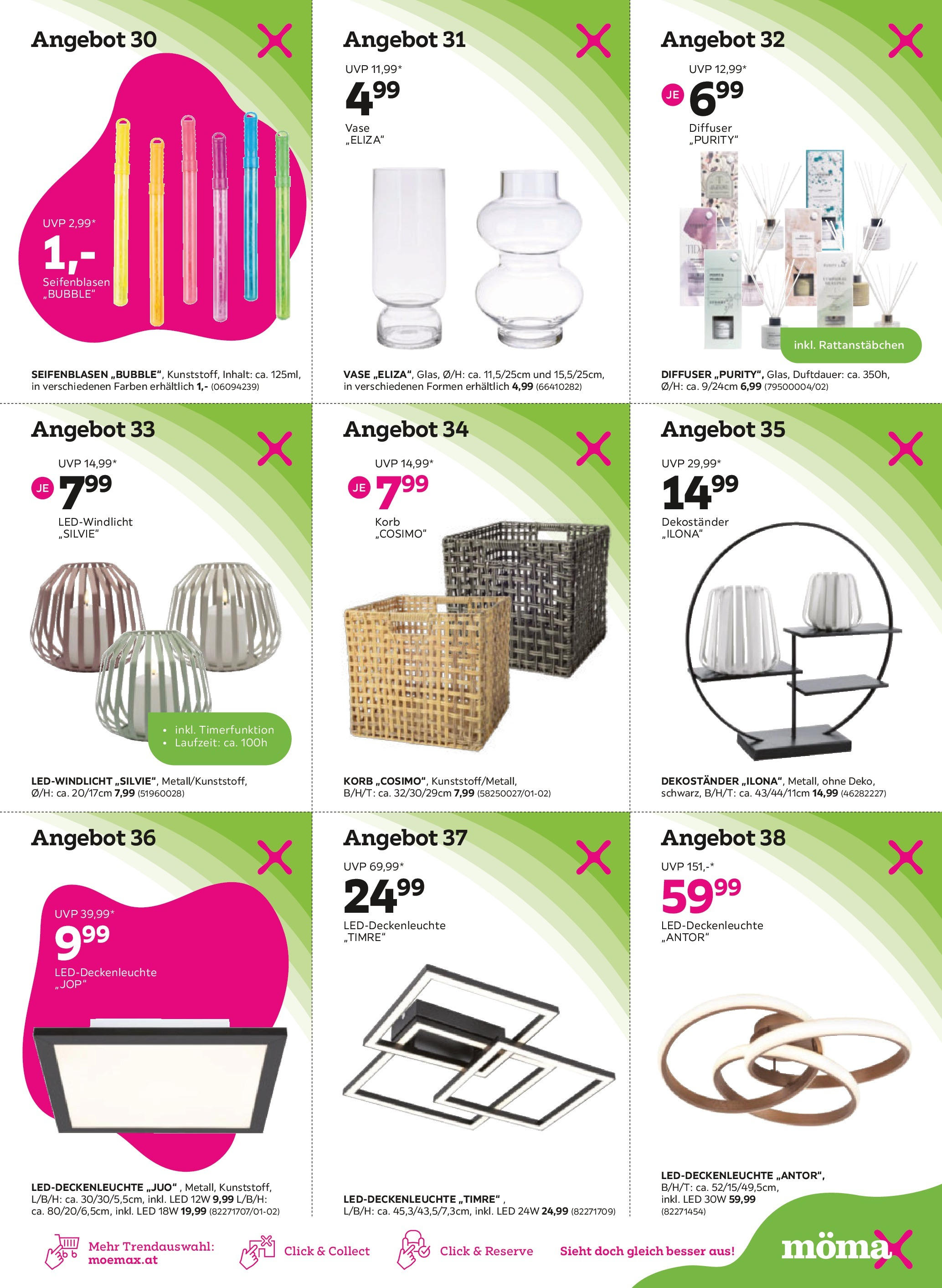 Mömax Prospekt aktuell von 03.06.2025 - Aktuelle Angebote | Seite: 9 | Produkte: Korb, Vase