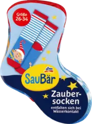 SauBär Zaubersocken Wichtel rot Gr. 26-34