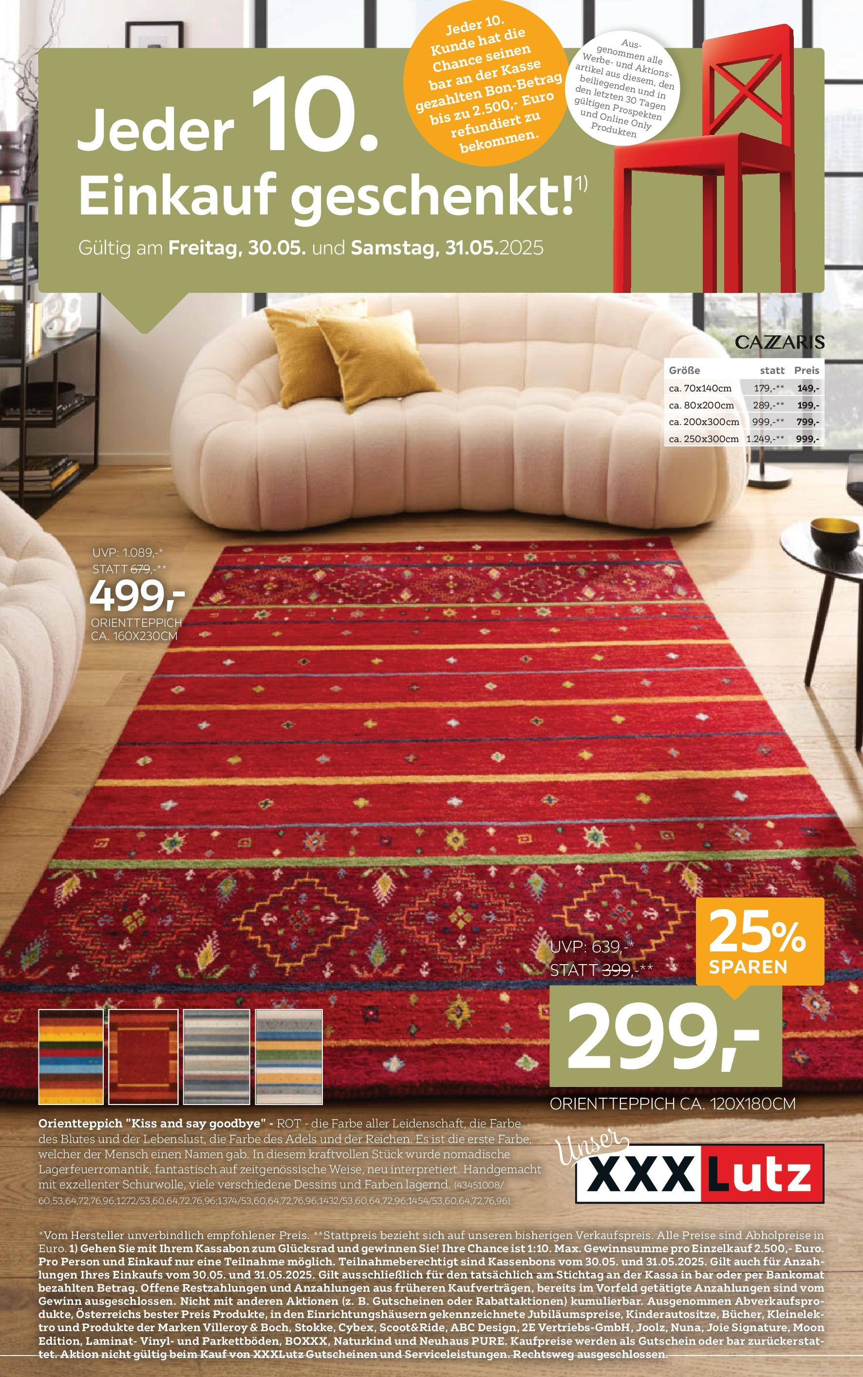  XXXLutz Orientteppiche ab (30.05.2025 - 10.06.2025) - Seite 1