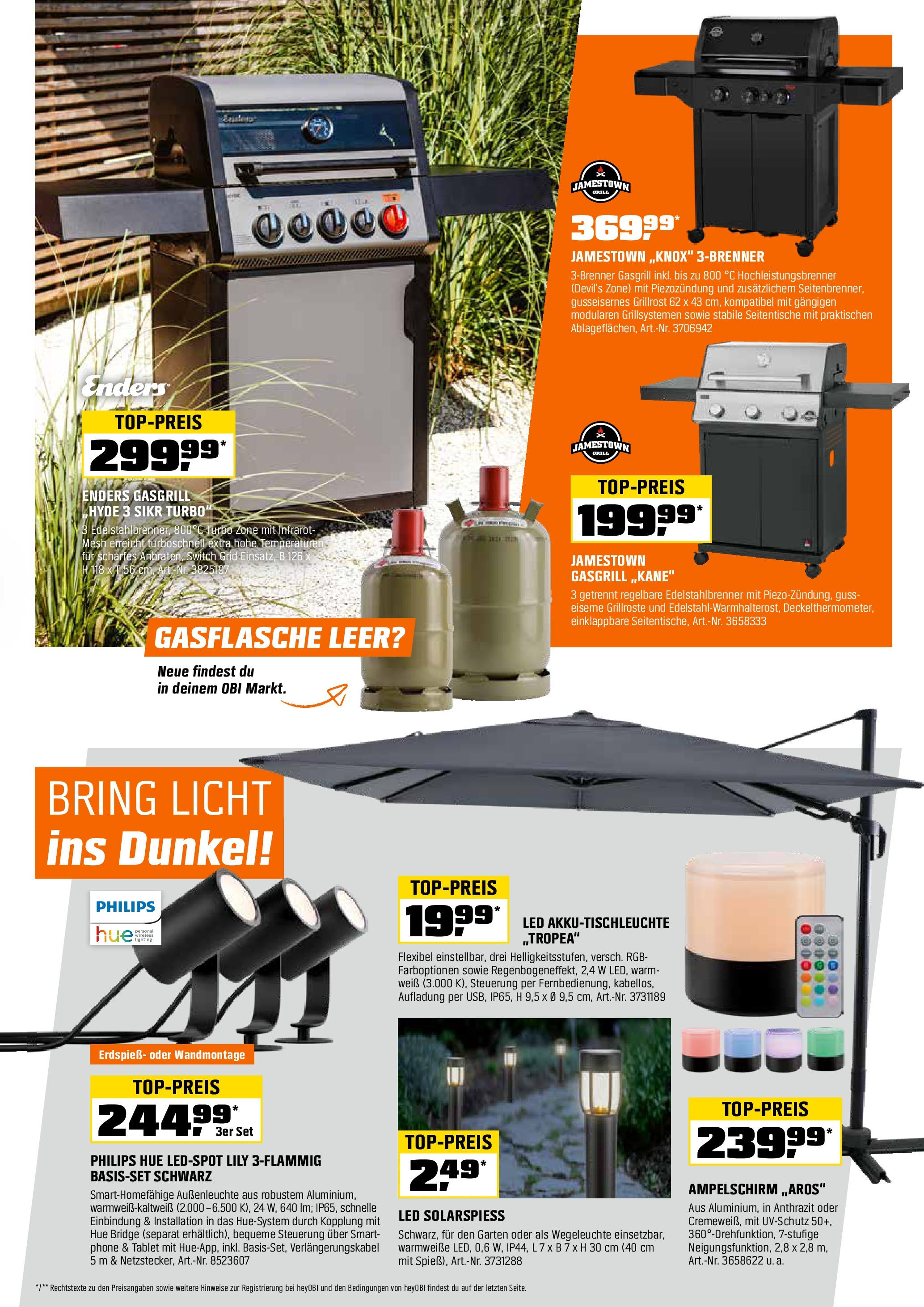 OBI - OBI: Biberstarke Angebote (15.05.2025) || Aktuelle Angebote | Seite: 15 | Produkte: Tablet, Grill OBI - OBI: Biberstarke Angebote von 15.05.2025 - Aktuelle Angebote | Seite: 15 | Produkte: Tablet, Grill