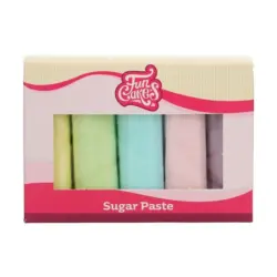 Rollfondant Multipak Pastellfarben 5 x 100g