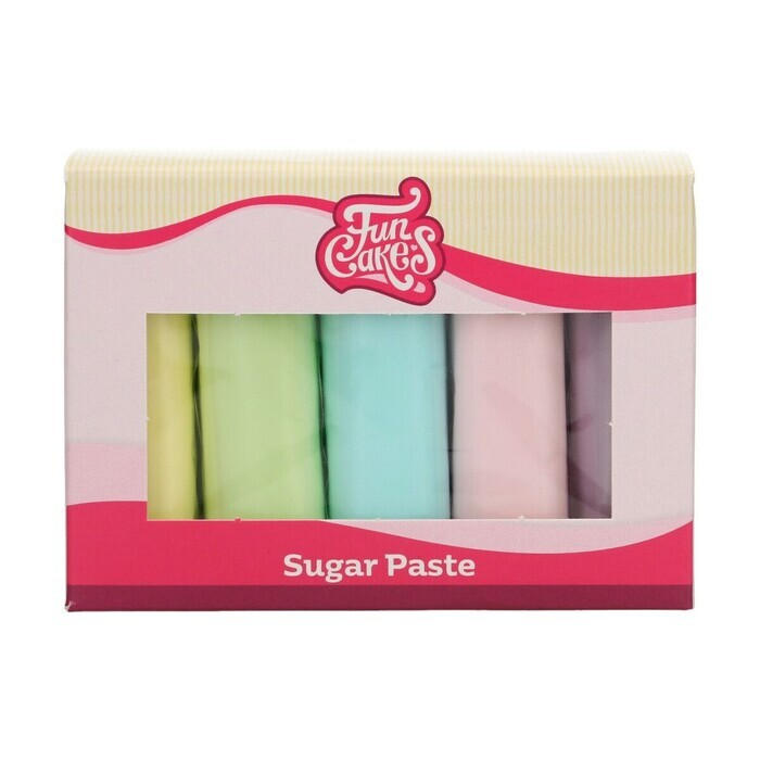 Rollfondant Multipak Pastellfarben 5 x 100g