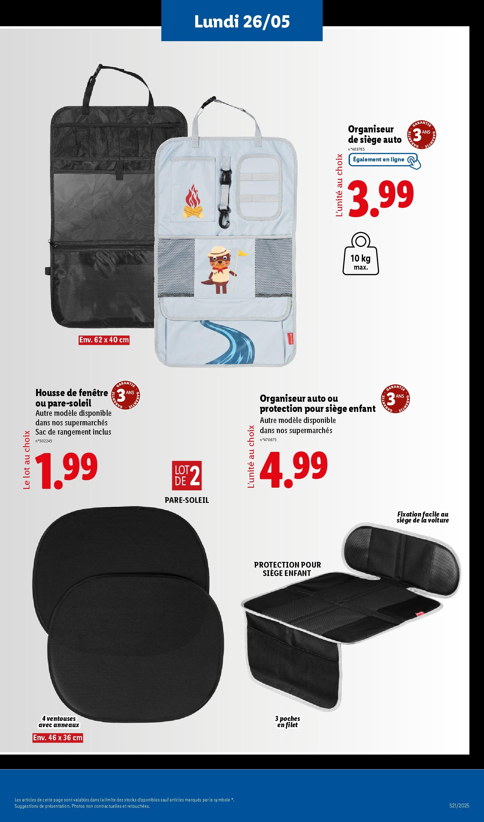 Catalogue LIDL du 21/05/2025 | Promo prospectus en ligne | Page: 61 | Produits: Sac, Siège auto Catalogue LIDL du 21/05/2025 | Promo prospectus en ligne | Page: 61 | Produits: Sac, Siège auto