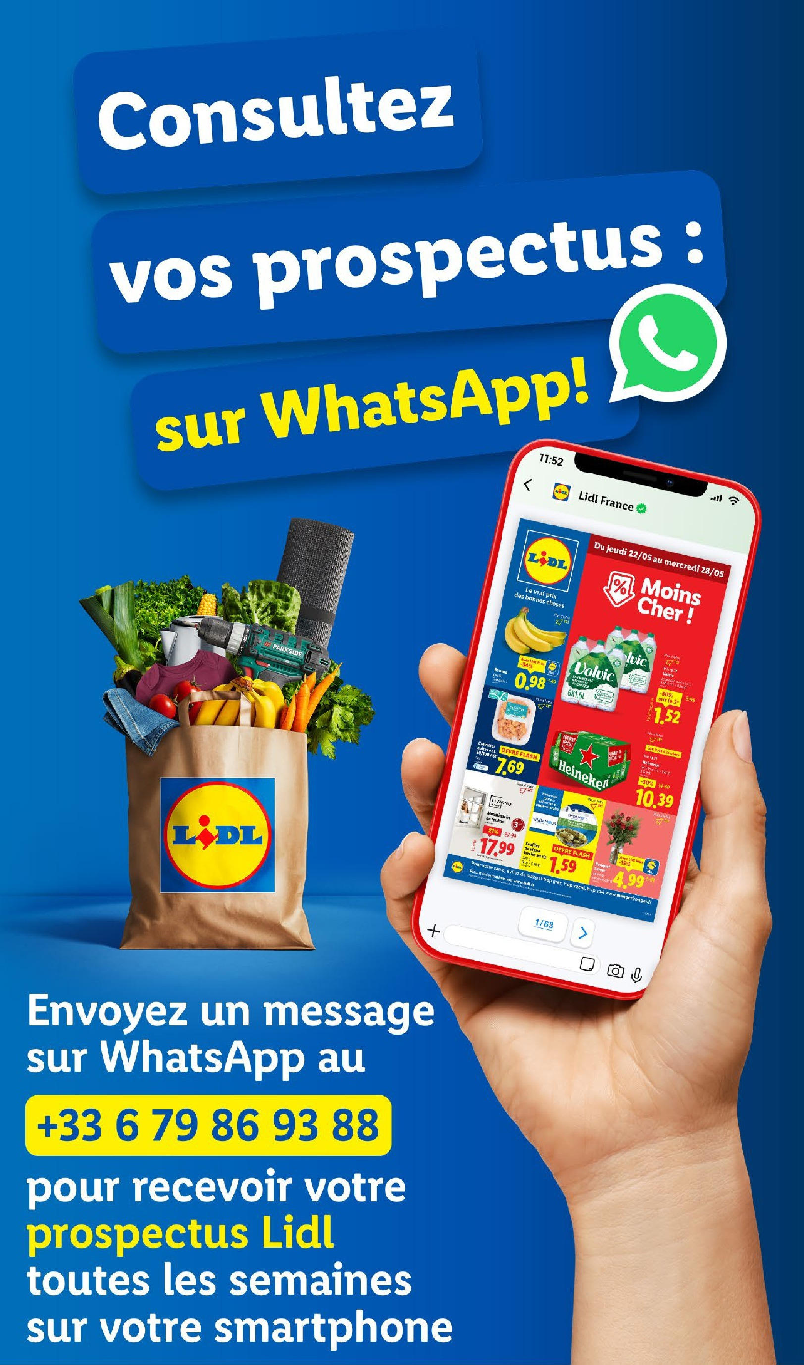 Catalogue LIDL du 21/05/2025 | Promo prospectus en ligne | Page: 35 | Produits: Smartphone, Crevettes, Heineken, Bananes Catalogue LIDL du 21/05/2025 | Promo prospectus en ligne | Page: 35 | Produits: Smartphone, Crevettes, Heineken, Bananes