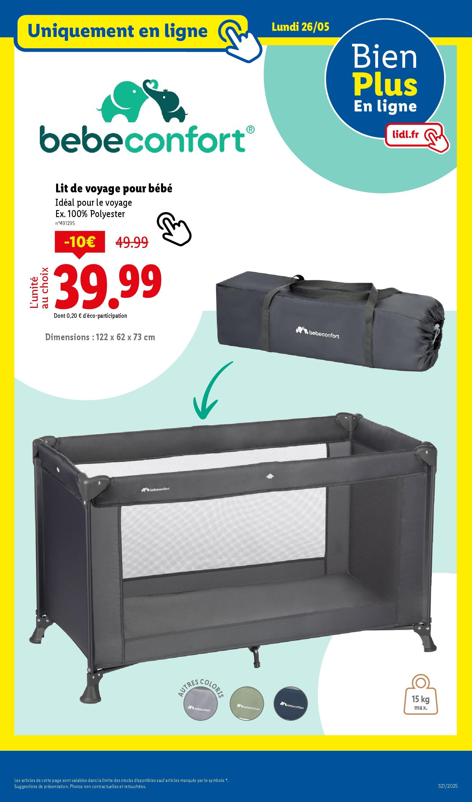Catalogue LIDL du 21/05/2025 | Promo prospectus en ligne | Page: 79 | Produits: Lit Catalogue LIDL du 21/05/2025 | Promo prospectus en ligne | Page: 79 | Produits: Lit