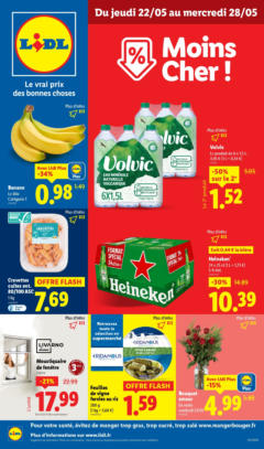 LIDL - Prévisualisation de LIDL - Faites votre plein de courses chez Lidl et profitez de nombreux produits à prix réduits ! valide à partir de 21.05.2025