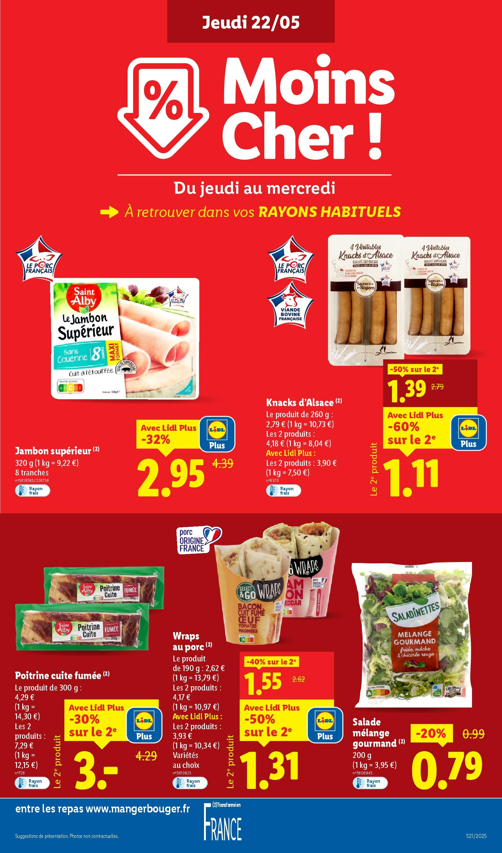 Catalogue LIDL du 21/05/2025 | Promo prospectus en ligne | Page: 11 | Produits: Salade, Mâche, Porc, Tomates Catalogue LIDL du 21/05/2025 | Promo prospectus en ligne | Page: 11 | Produits: Salade, Mâche, Porc, Tomates