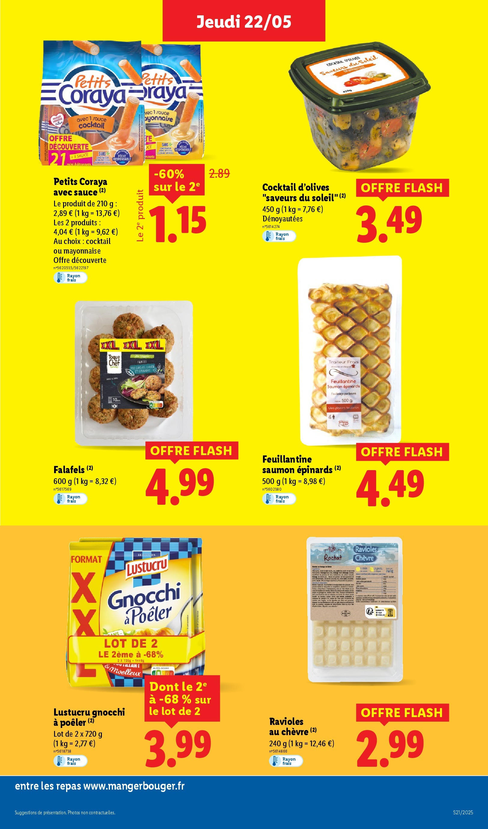 Catalogue LIDL du 21/05/2025 | Promo prospectus en ligne | Page: 17 | Produits: Olives, Mayonnaise, Saumon Catalogue LIDL du 21/05/2025 | Promo prospectus en ligne | Page: 17 | Produits: Olives, Mayonnaise, Saumon