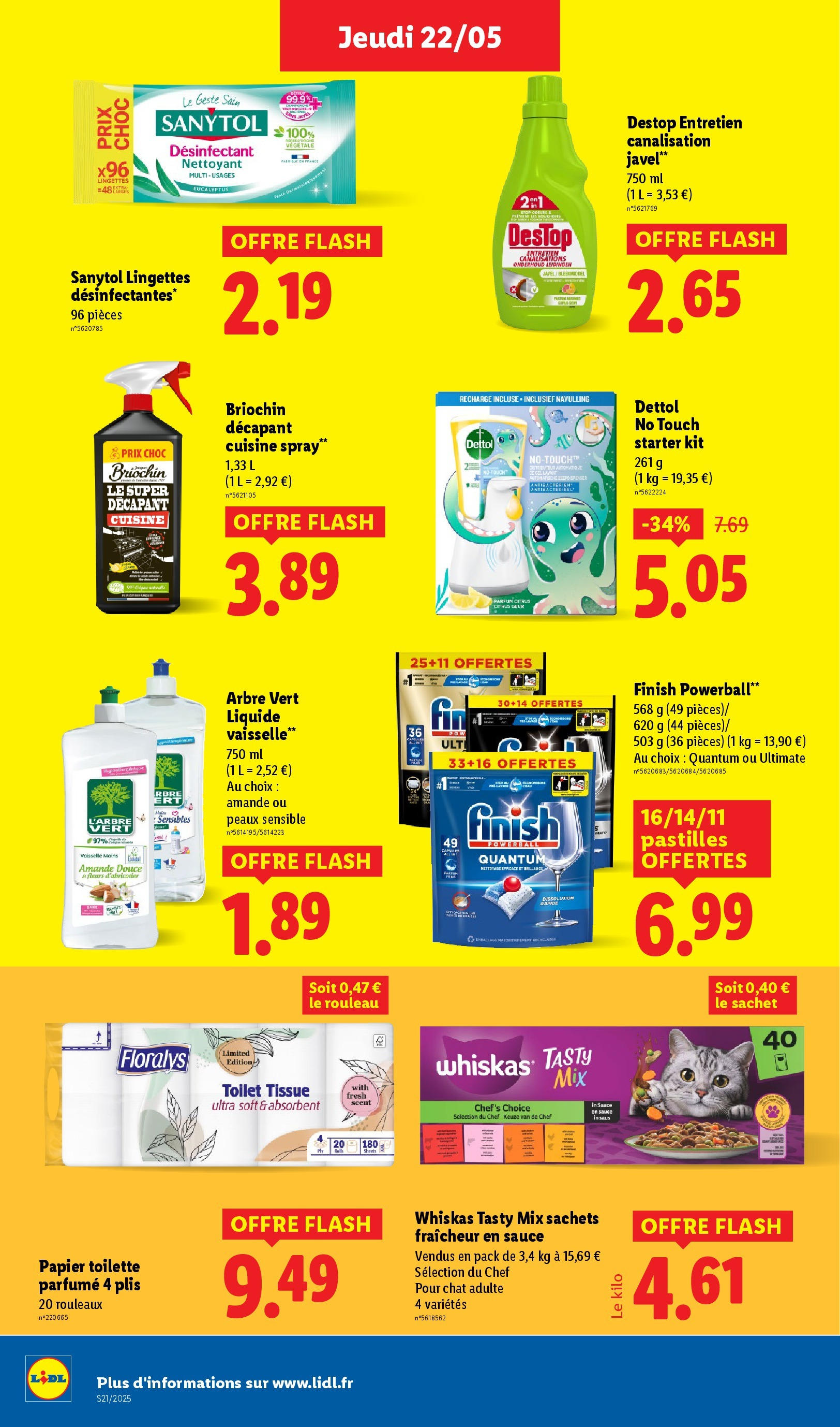 Catalogue LIDL du 21/05/2025 | Promo prospectus en ligne | Page: 24 | Produits: Amande, Papier toilette, Rouleau Catalogue LIDL du 21/05/2025 | Promo prospectus en ligne | Page: 24 | Produits: Amande, Papier toilette, Rouleau