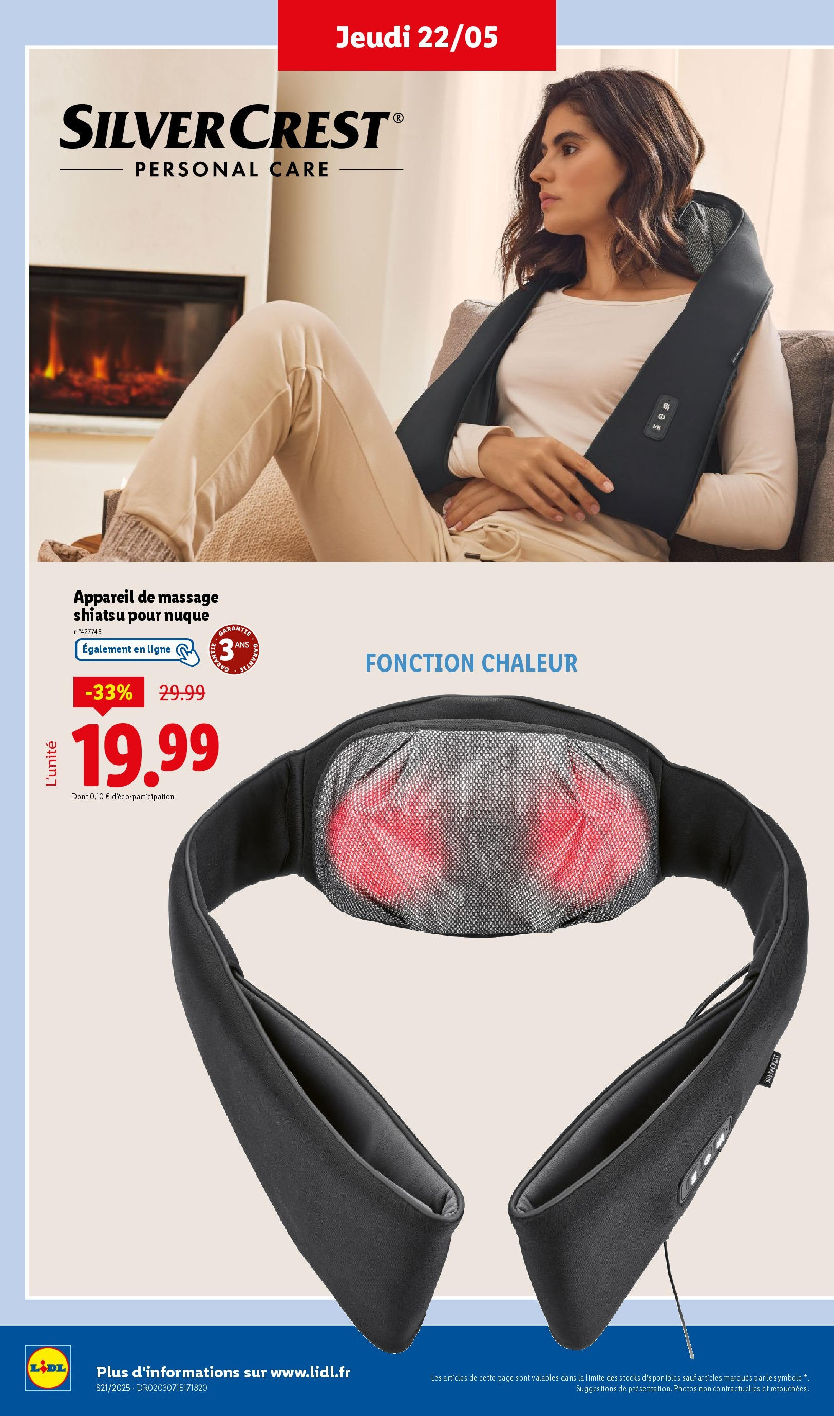 Catalogue LIDL du 24/05/2025 | Promo prospectus en ligne | Page: 42 | Produits: Appareil de massage, Thé Catalogue LIDL du 24/05/2025 | Promo prospectus en ligne | Page: 42 | Produits: Appareil de massage, Thé