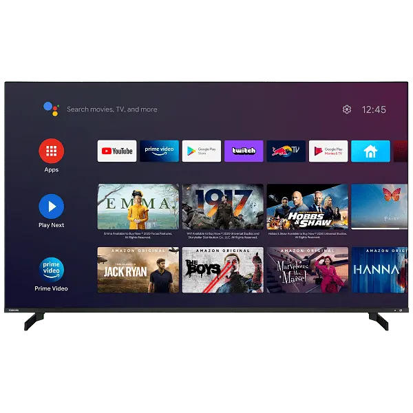 Телевизор Toshiba 43QA5D63DG ANDROID TV , 109 см, 3840x2160 UHD-4K , 43 inch, Android , QLED