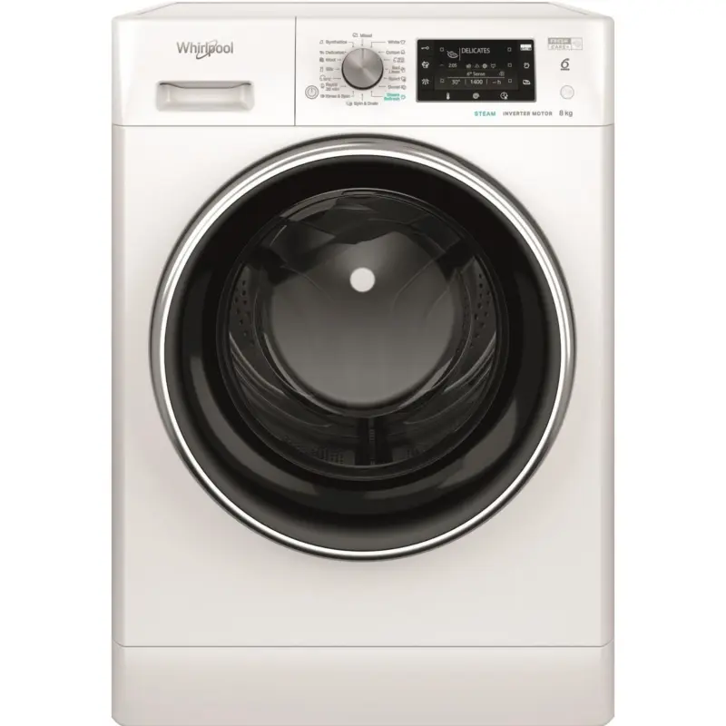 Пералня Whirlpool FFD 8489 BCV EE , 1400 об./мин., 8.00 kg, A , Бял