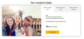 Per i turisti in italia