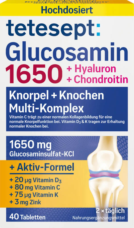tetesept Glucosamin 1650 Tabletten