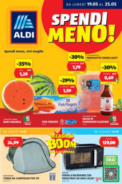Anteprima del volantino Volantino Aldi	 valido a partire dal 19.05.2025