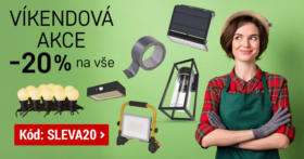 Víkendová akce -20% na vše