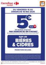 CE WEEK-END, OP BON D’ACHAT SUR LES BIERES ET CIDRES