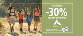 -30% sur tous les produits