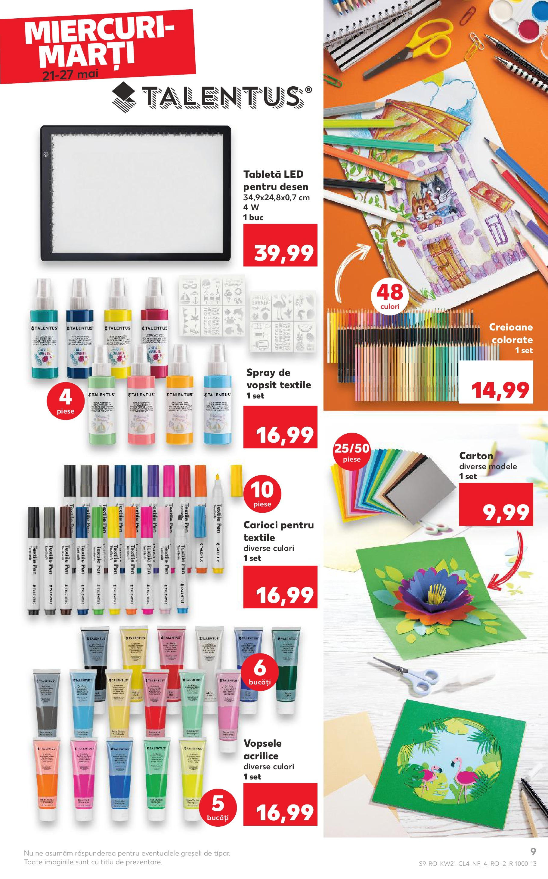 Catalog Kaufland - Sibiu Nonfood 21.05.2025 - Revista si Oferta | Pagină: 9 | Produse: Tabletă, Babak