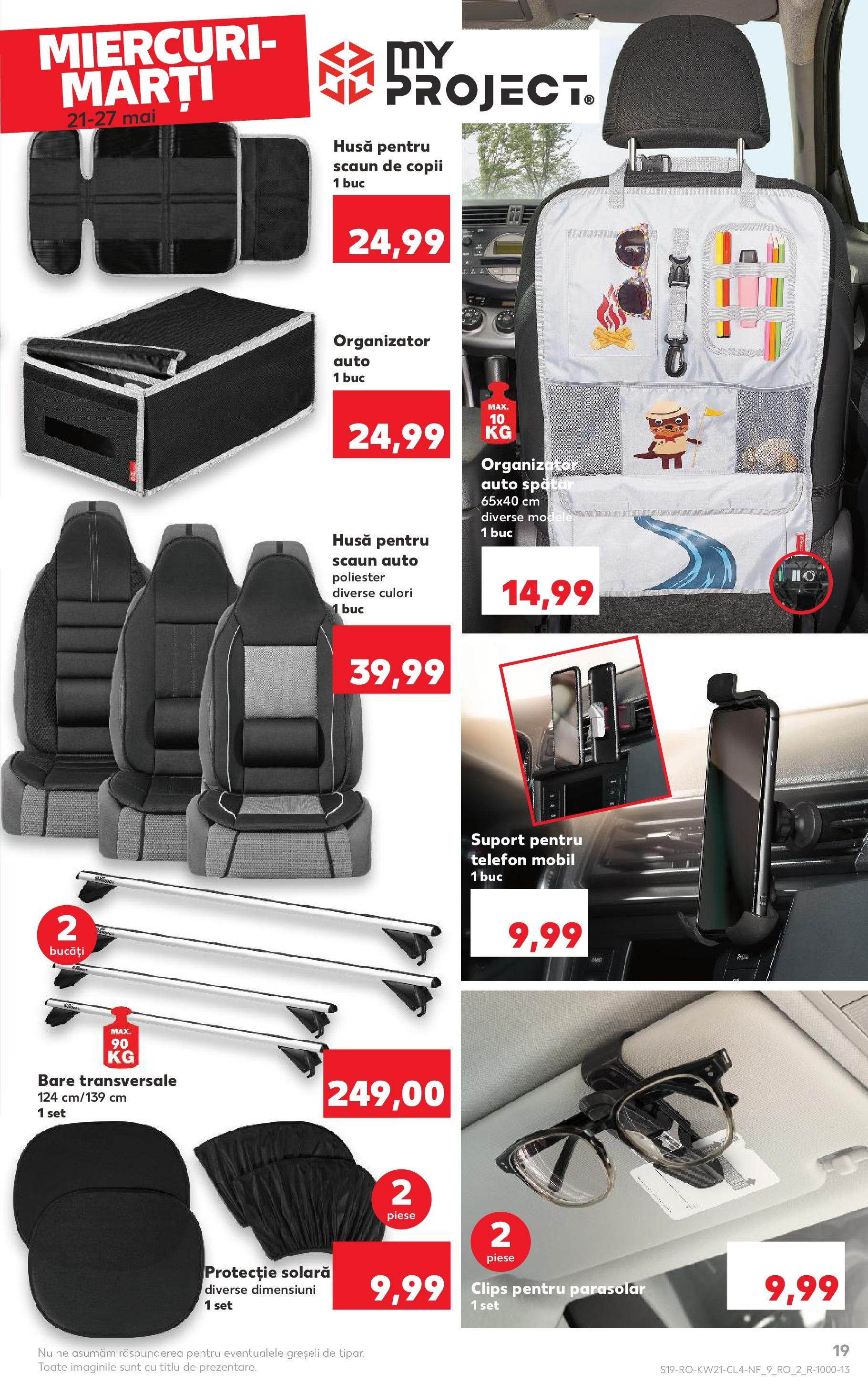 Catalog Kaufland - Sibiu Nonfood 21.05.2025 - Revista si Oferta | Pagină: 19 | Produse: Telefon, Scaun, Protecție solară