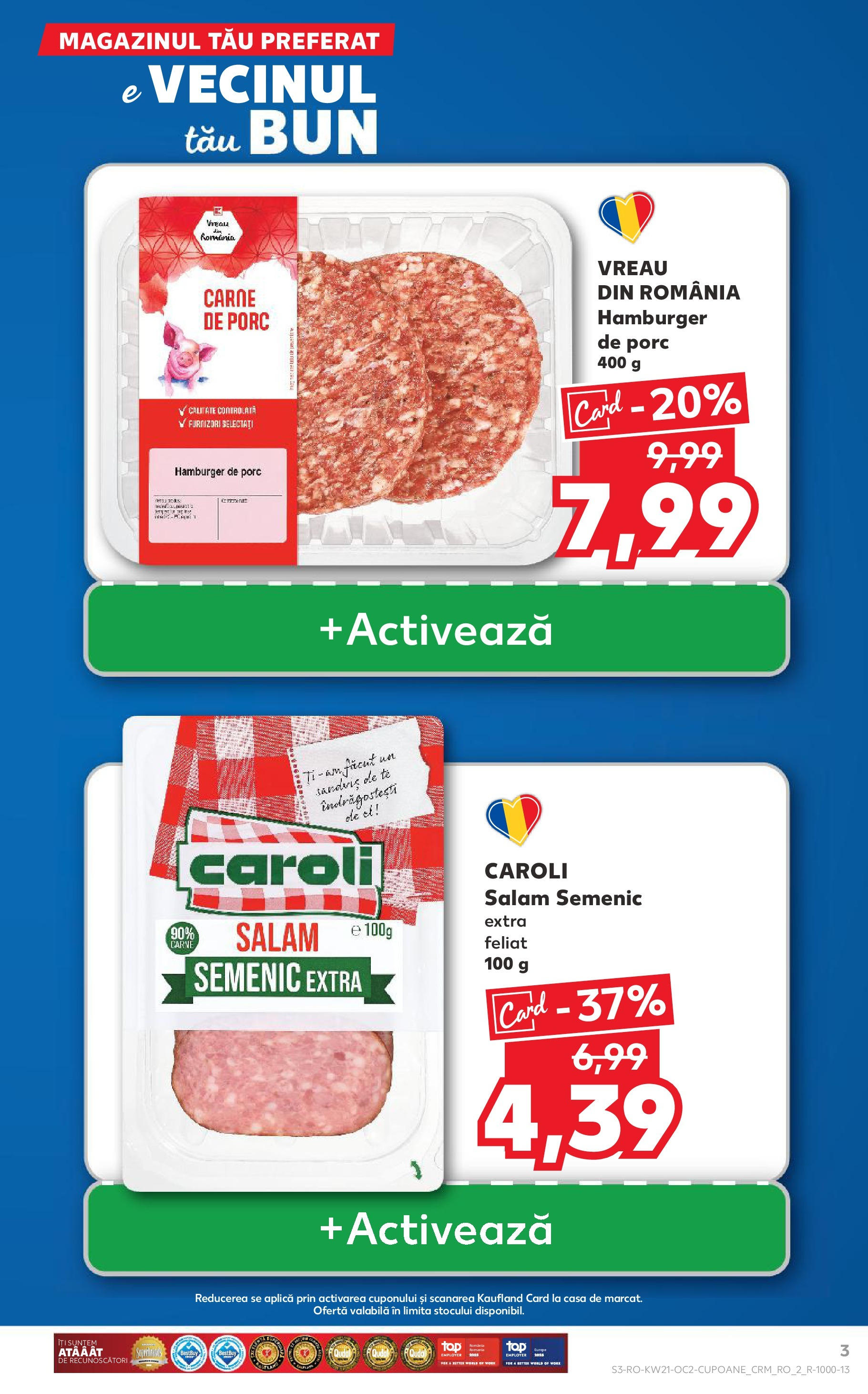 Catalog Kaufland - Sibiu 21.05.2025 || Revista si Oferte | Pagină: 3 | Produse: Bahçe aydınlatması, Salam Catalog Kaufland - Sibiu 21.05.2025 - Revista si Oferta | Pagină: 3 | Produse: Bahçe aydınlatması, Salam