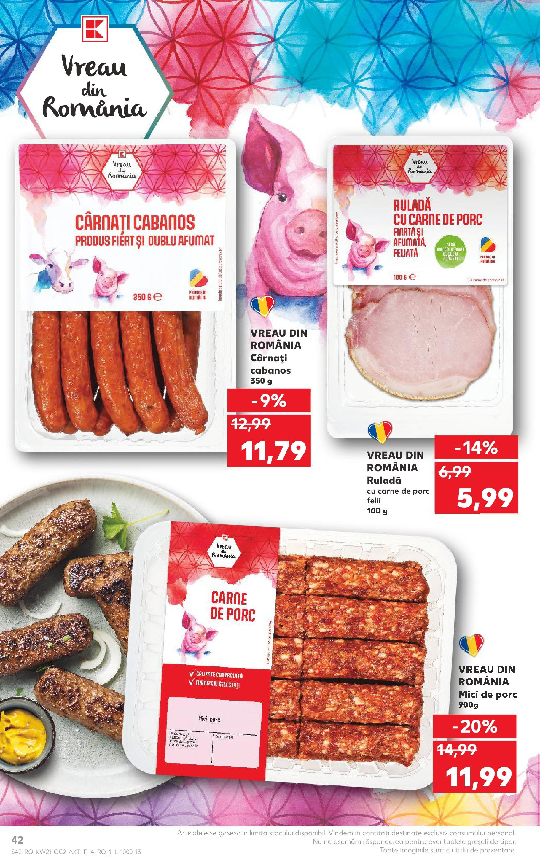 Catalog Kaufland - Sibiu 21.05.2025 || Revista si Oferte | Pagină: 42 | Produse: Mici, Carne De Porc, Cârnați Catalog Kaufland - Sibiu 21.05.2025 - Revista si Oferta | Pagină: 42 | Produse: Mici, Carne De Porc, Cârnați
