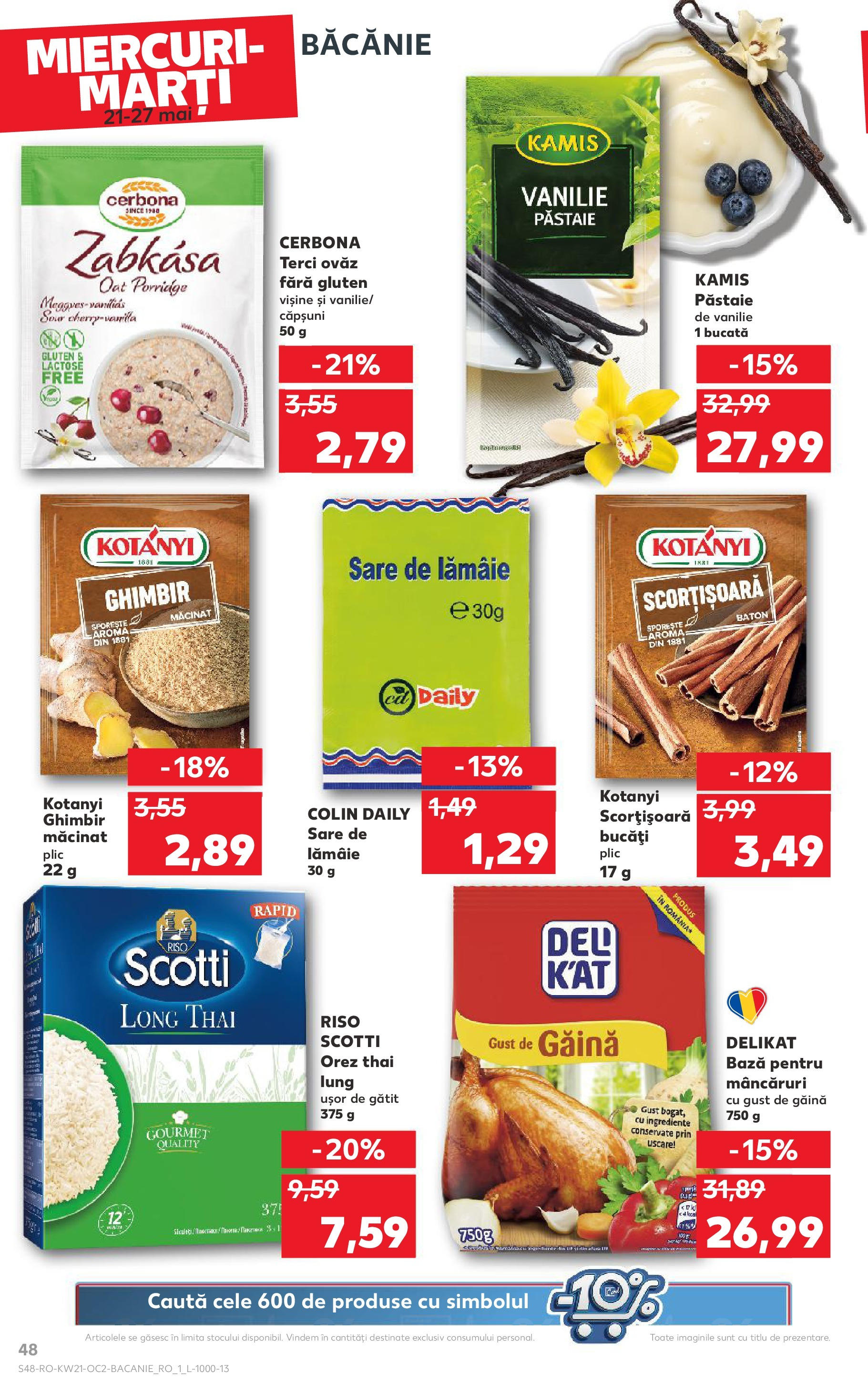 Catalog Kaufland - Bucureşti 21.05.2025 || Revista si Oferte | Pagină: 48 | Produse: Orez, Căpșuni, Sare, Lămâie Catalog Kaufland - Bucureşti 21.05.2025 - Revista si Oferta | Pagină: 48 | Produse: Orez, Căpșuni, Sare, Lămâie