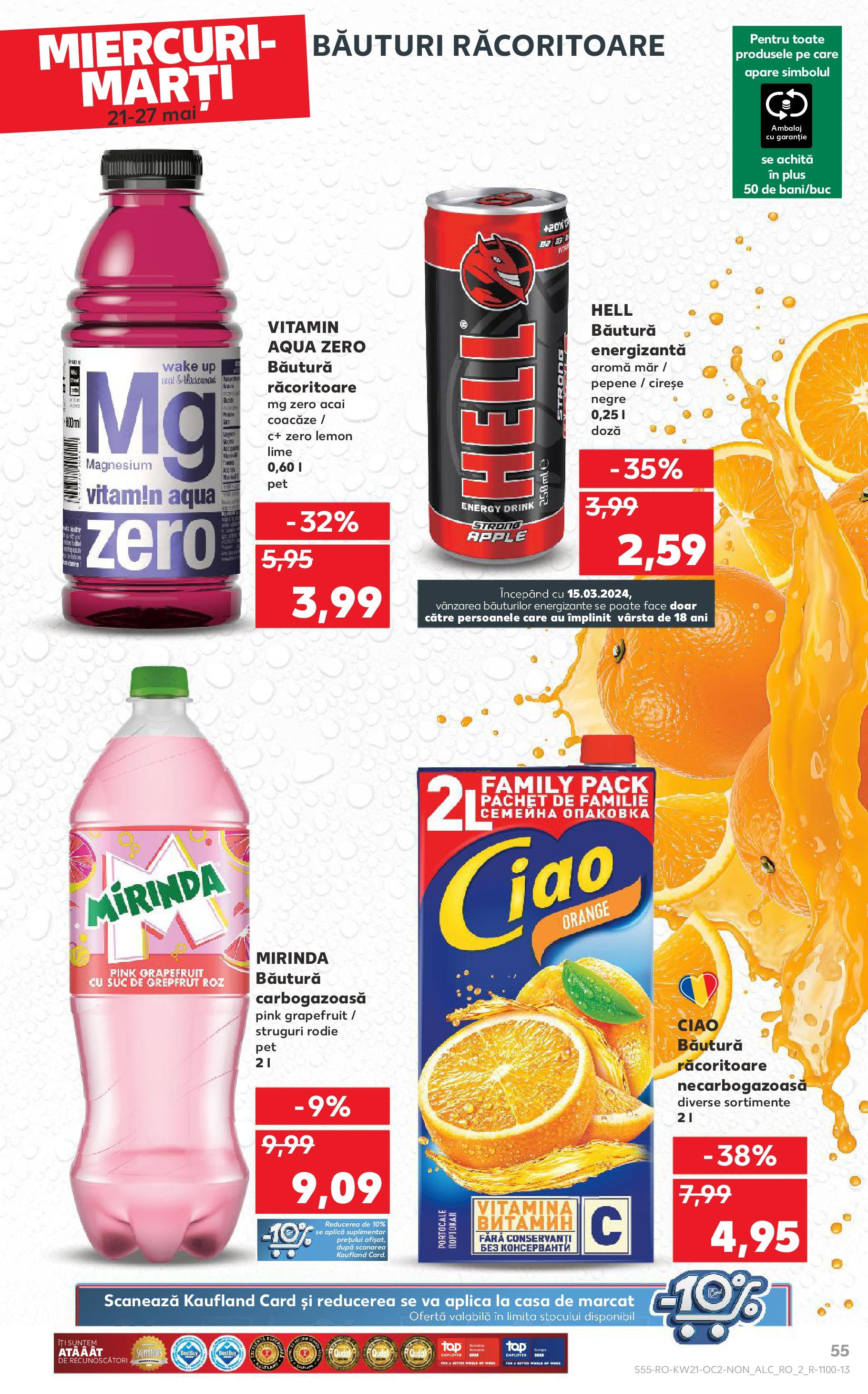 Catalog Kaufland - Sibiu 21.05.2025 || Revista si Oferte | Pagină: 55 | Produse: Struguri, Apple, Portocale, Grepfrut Catalog Kaufland - Sibiu 21.05.2025 - Revista si Oferta | Pagină: 55 | Produse: Struguri, Apple, Portocale, Grepfrut
