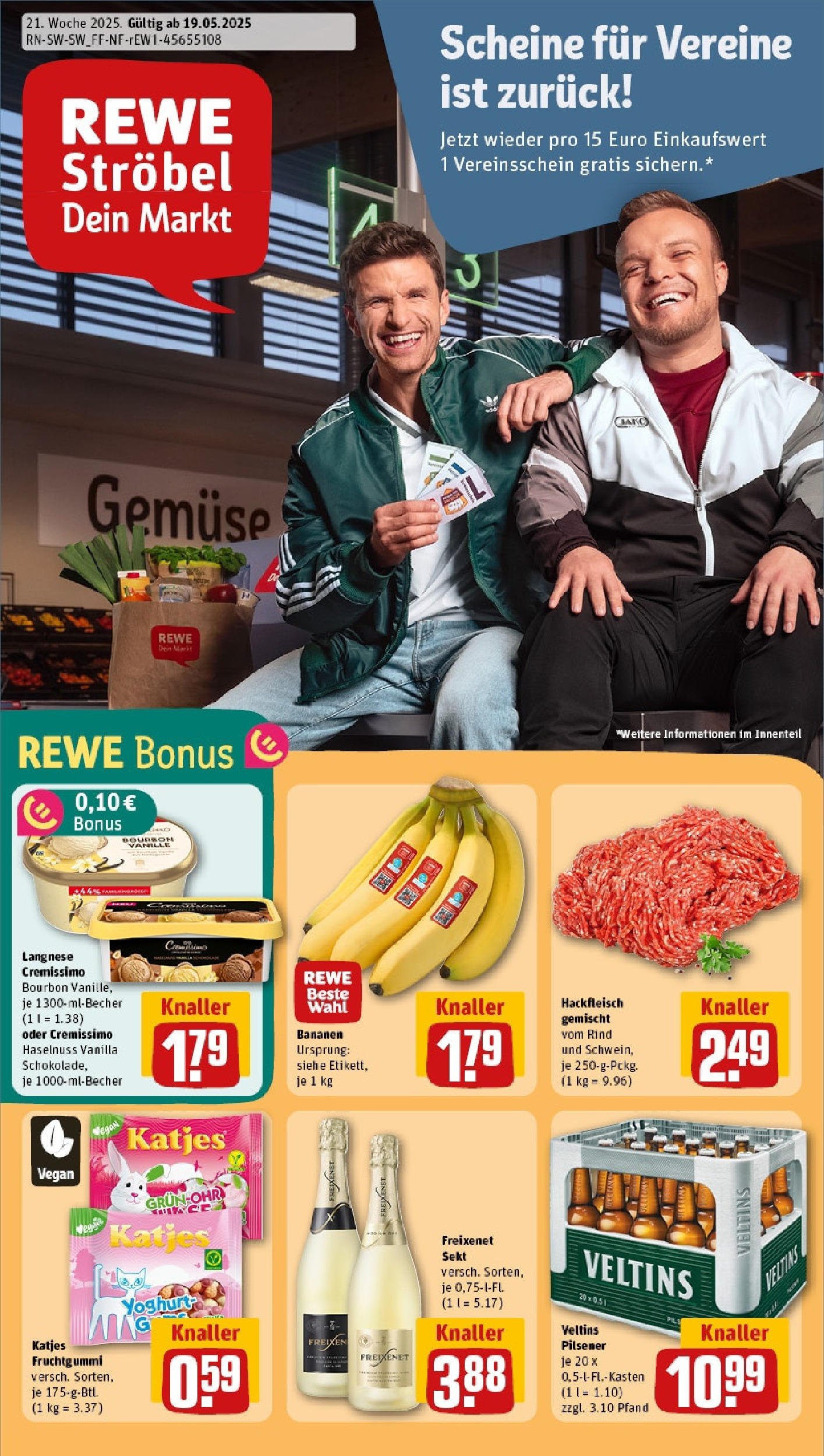 Rewe - Rewe: Wochenangebote (ab 18.05.2025) zum Blättern » Angebote | Seite: 1 | Produkte: Freixenet, Gemüse, Bourbon, Veltins Rewe - Rewe: Wochenangebote (ab 18.05.2025) zum Blättern » Angebote | Seite: 1 | Produkte: Freixenet, Gemüse, Bourbon, Veltins