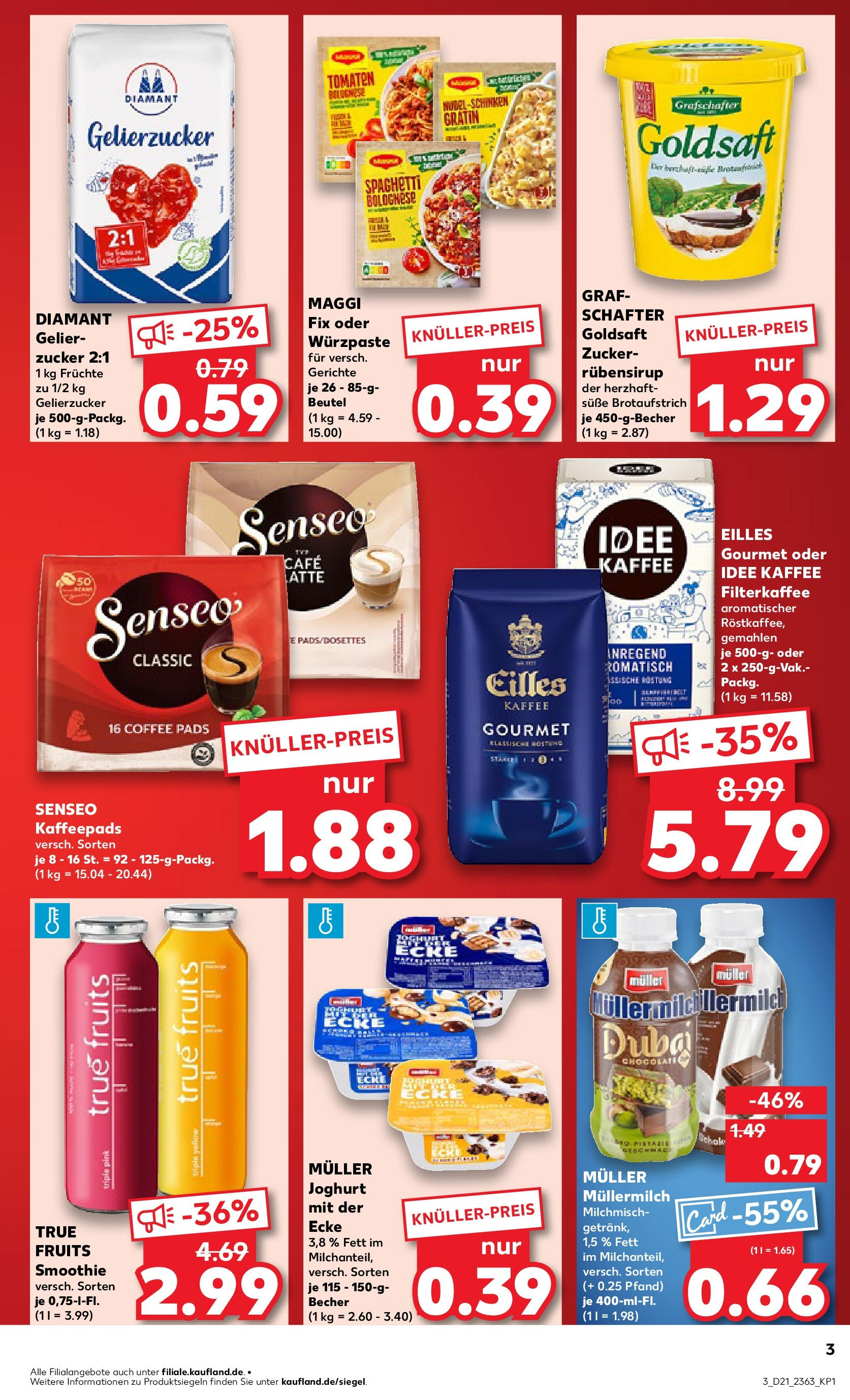 Kaufland prospekt Wuppertal (ab 22.05.2025) » Angebote Online | Seite: 3 | Produkte: Gelierzucker, Idee kaffee, Joghurt, Senseo kaffeepads Kaufland prospekt Wuppertal (ab 22.05.2025) » Angebote Online zum Blättern | Seite: 3 | Produkte: Gelierzucker, Idee kaffee, Joghurt, Senseo kaffeepads