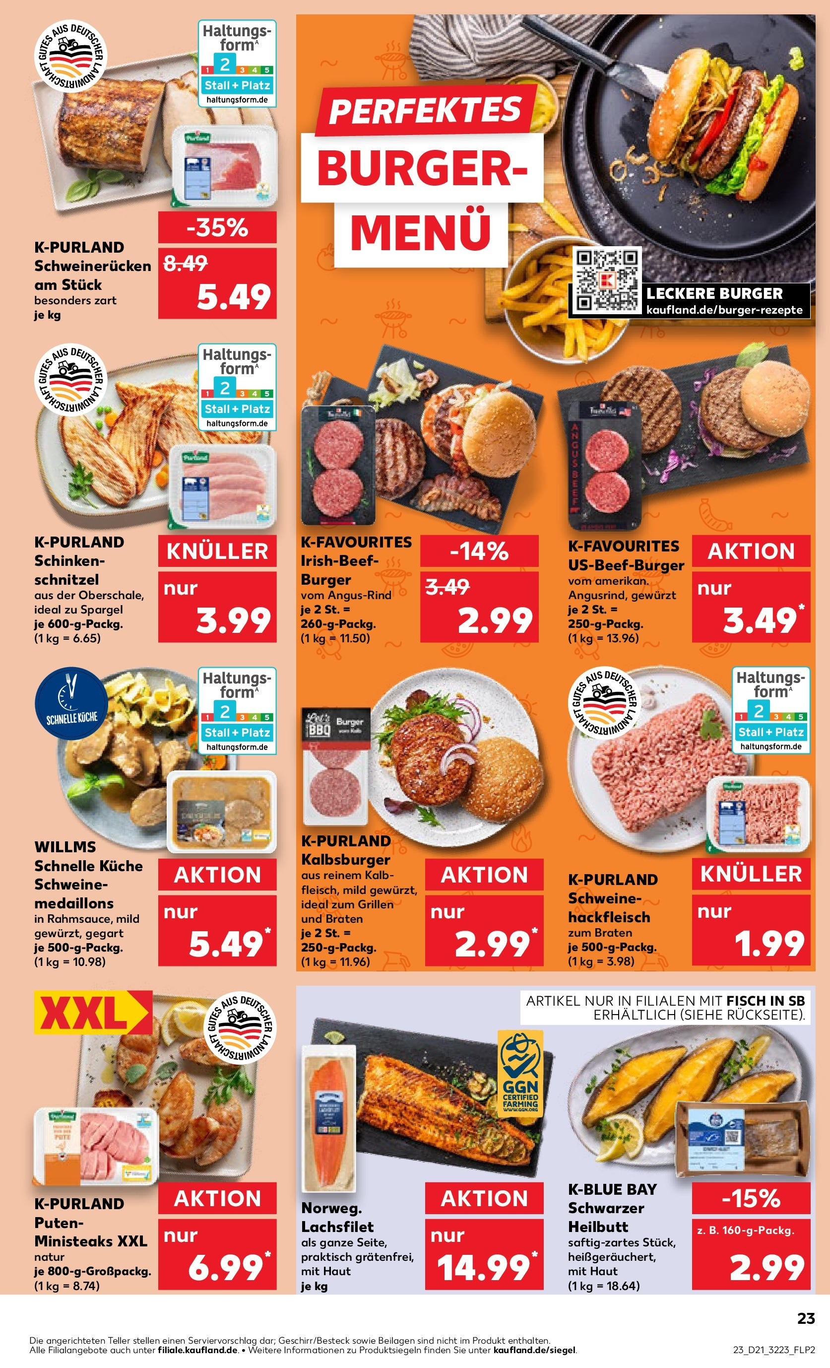 Kaufland prospekt Erkelenz (ab 22.05.2025) » Angebote Online | Seite: 23 | Produkte: Spargel, Fisch, Schweinerucken, Schinken Kaufland prospekt Erkelenz (ab 22.05.2025) » Angebote Online zum Blättern | Seite: 23 | Produkte: Spargel, Fisch, Schweinerucken, Schinken