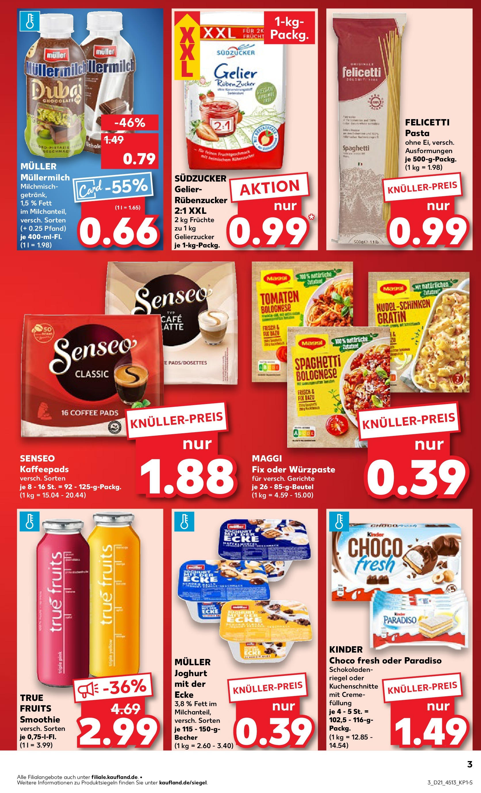 Kaufland prospekt Metzingen (ab 21.05.2025) » Angebote Online | Seite: 3 | Produkte: Maggi, Joghurt, Tomaten, Creme Kaufland prospekt Metzingen (ab 21.05.2025) » Angebote Online zum Blättern | Seite: 3 | Produkte: Maggi, Joghurt, Tomaten, Creme