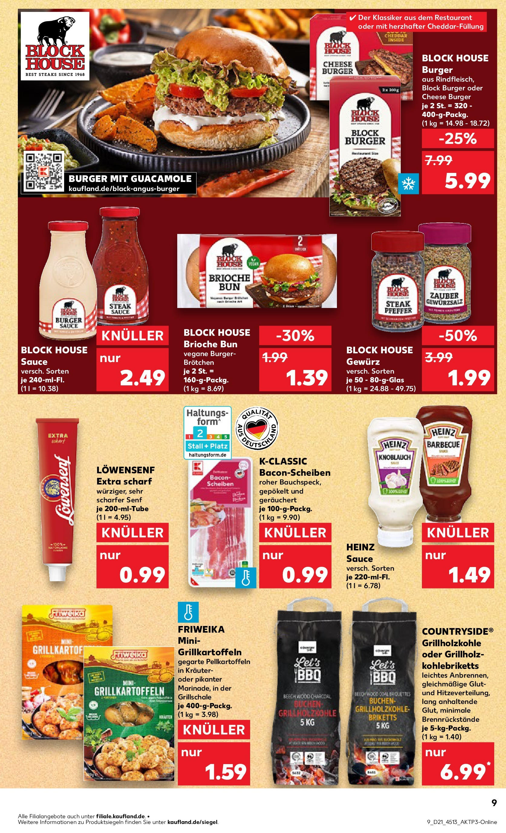 Kaufland prospekt Metzingen (ab 21.05.2025) » Angebote Online | Seite: 9 | Produkte: Gewürzsalz, Burger, Pfeffer, Steak Kaufland prospekt Metzingen (ab 21.05.2025) » Angebote Online zum Blättern | Seite: 9 | Produkte: Gewürzsalz, Burger, Pfeffer, Steak