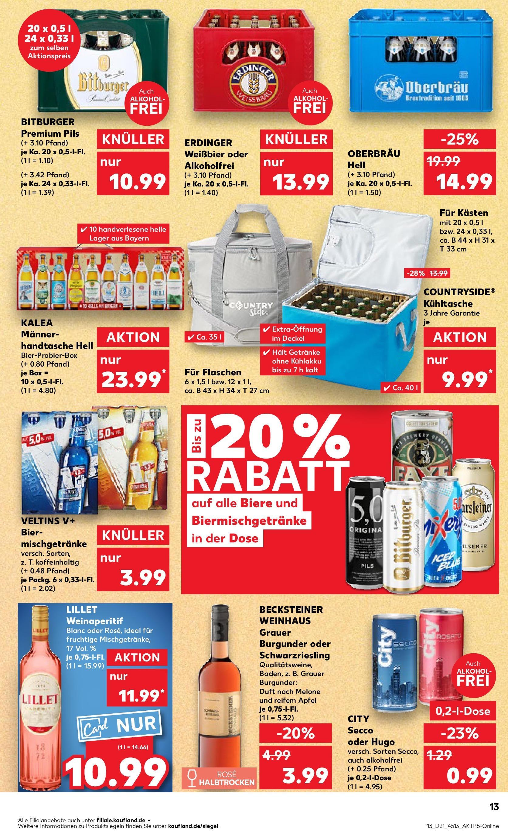 Kaufland prospekt Metzingen (ab 21.05.2025) » Angebote Online | Seite: 13 | Produkte: Erdinger, Duft, Handtasche, Hugo Kaufland prospekt Metzingen (ab 21.05.2025) » Angebote Online zum Blättern | Seite: 13 | Produkte: Erdinger, Duft, Handtasche, Hugo