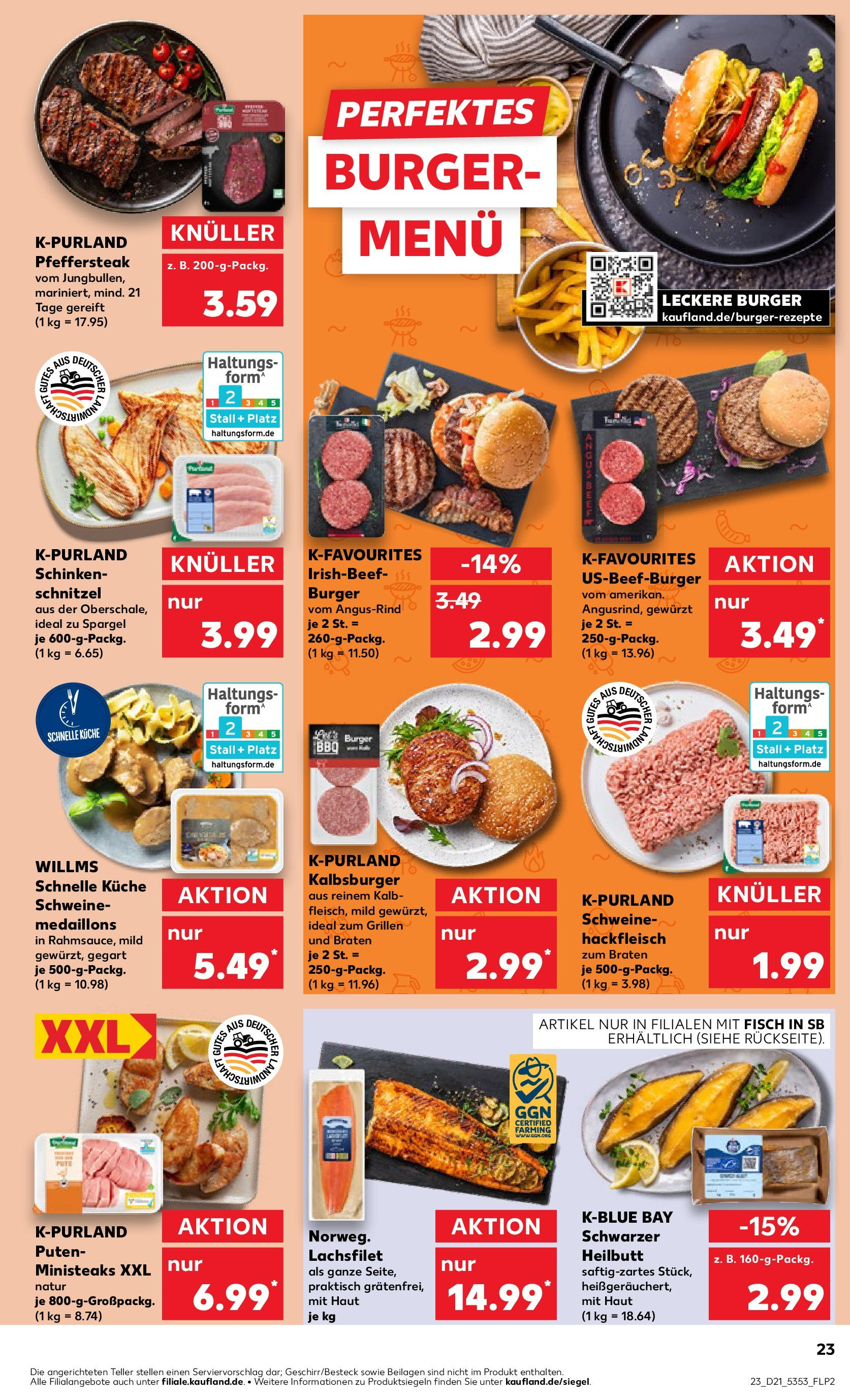 Kaufland prospekt Lüneburg (ab 22.05.2025) » Angebote Online | Seite: 23 | Produkte: Spargel, Schnitzel, Fisch, Hackfleisch Kaufland prospekt Lüneburg (ab 22.05.2025) » Angebote Online zum Blättern | Seite: 23 | Produkte: Spargel, Schnitzel, Fisch, Hackfleisch