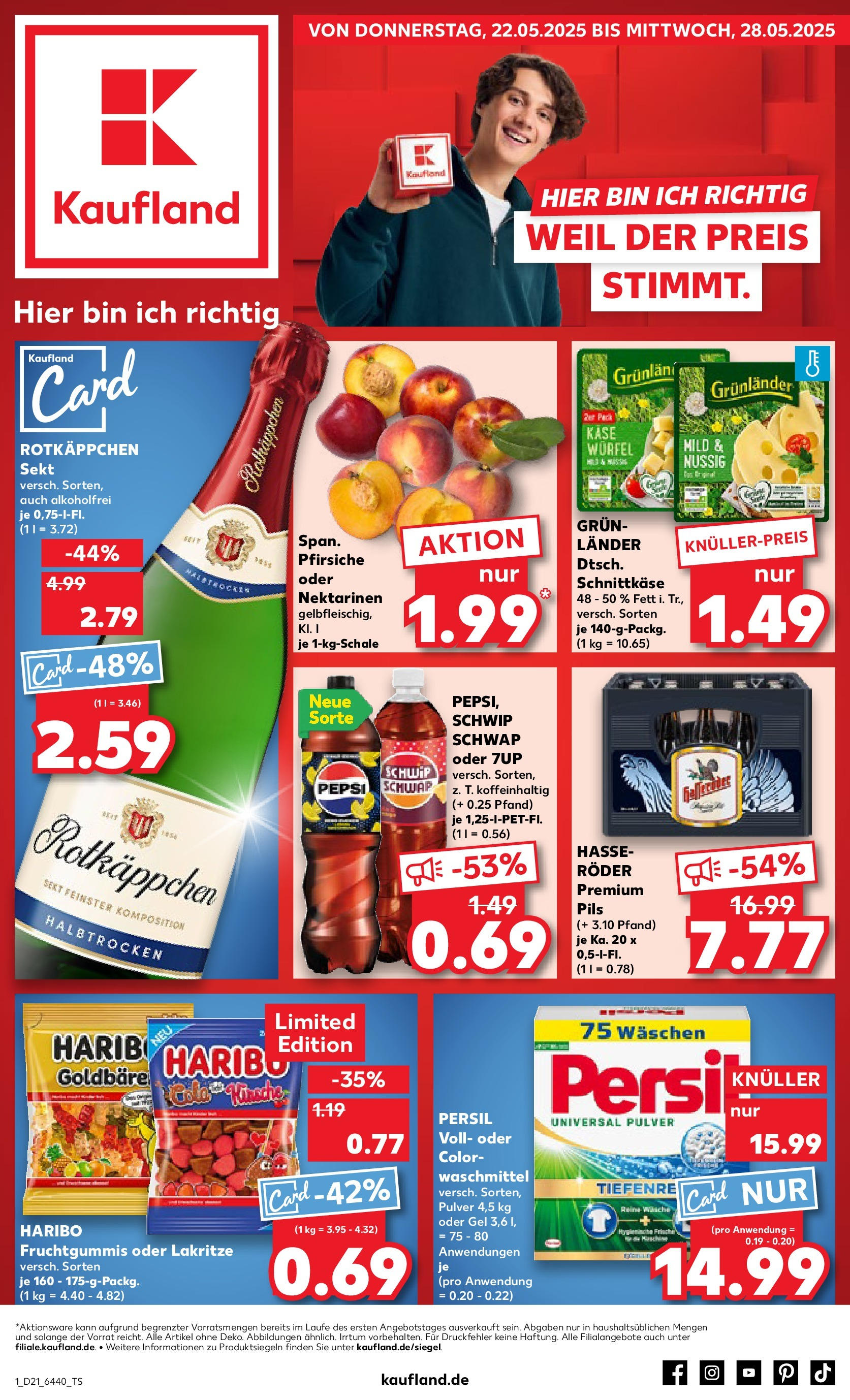 Kaufland prospekt Dreieich	 (ab 21.05.2025) » Angebote Online zum Blättern | Seite: 1 | Produkte: Cola, Pils, Schwip schwap, Pepsi