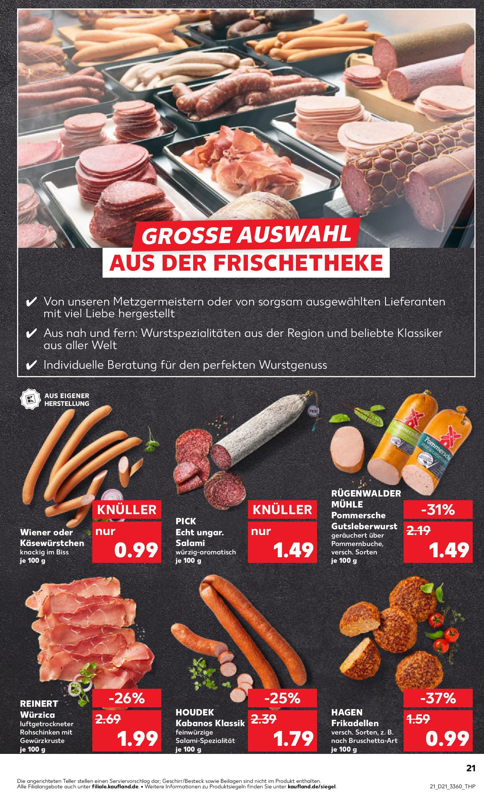 Kaufland prospekt Brandenburg An Der Havel (ab 21.05.2025) » Angebote Online | Seite: 21 | Produkte: Mühle, Salami Kaufland prospekt Brandenburg An Der Havel (ab 21.05.2025) » Angebote Online zum Blättern | Seite: 21 | Produkte: Mühle, Salami