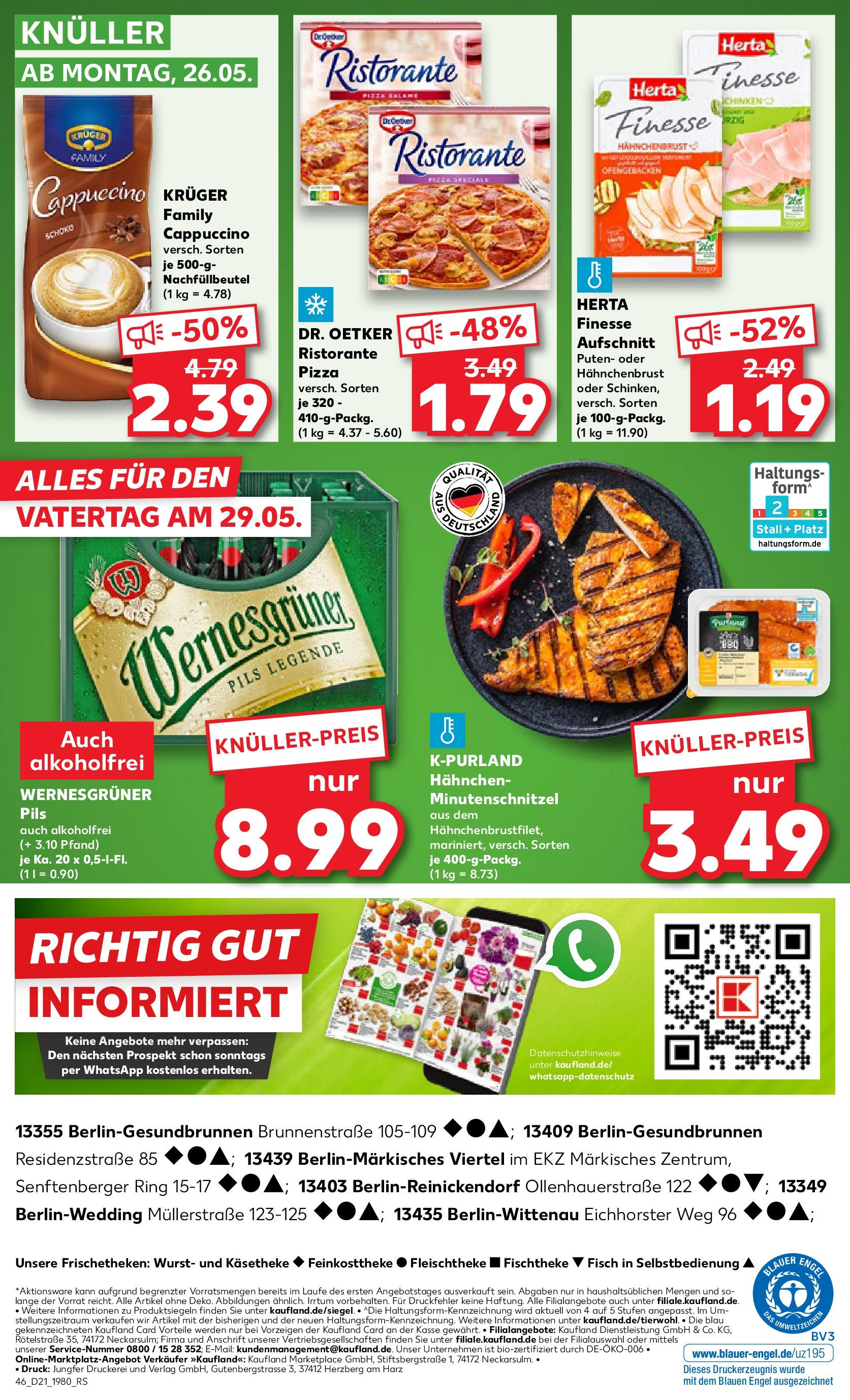 Kaufland prospekt Berlin (ab 21.05.2025) » Angebote Online | Seite: 46 Kaufland prospekt Berlin (ab 21.05.2025) » Angebote Online zum Blättern | Seite: 46