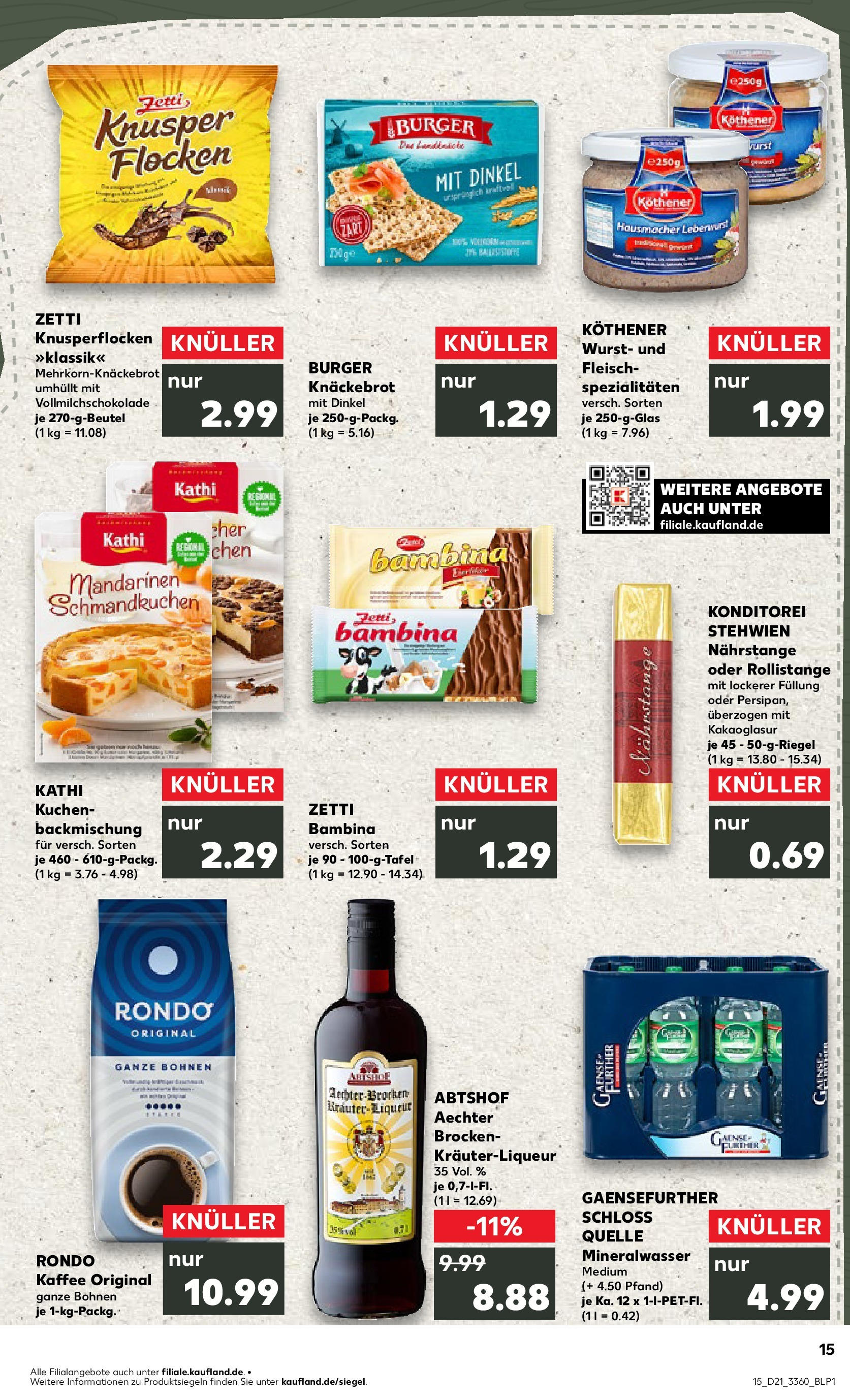Kaufland prospekt Dessau-Roßlau (ab 21.05.2025) » Angebote Online | Seite: 15 | Produkte: Mandarinen, Mineralwasser, Fleisch, Flocken Kaufland prospekt Dessau-Roßlau (ab 21.05.2025) » Angebote Online zum Blättern | Seite: 15 | Produkte: Mandarinen, Mineralwasser, Fleisch, Flocken
