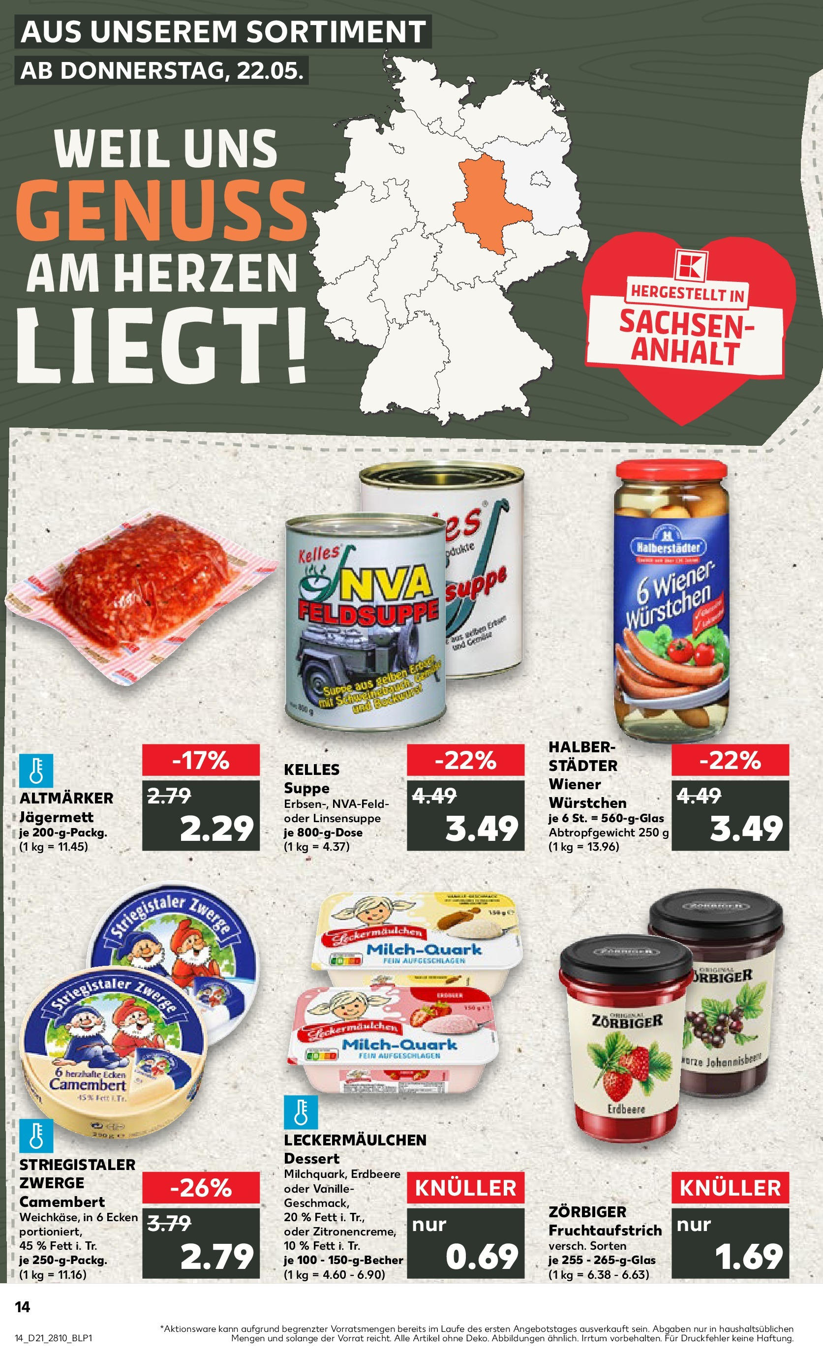 Kaufland prospekt Stendal (ab 22.05.2025) » Angebote Online | Seite: 14 | Produkte: Wiener wurstchen Kaufland prospekt Stendal (ab 22.05.2025) » Angebote Online zum Blättern | Seite: 14 | Produkte: Wiener wurstchen