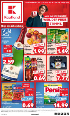 Vorschau von dem Prospekt des Geschäftes Kaufland, gültig ab dem 22.05.2025