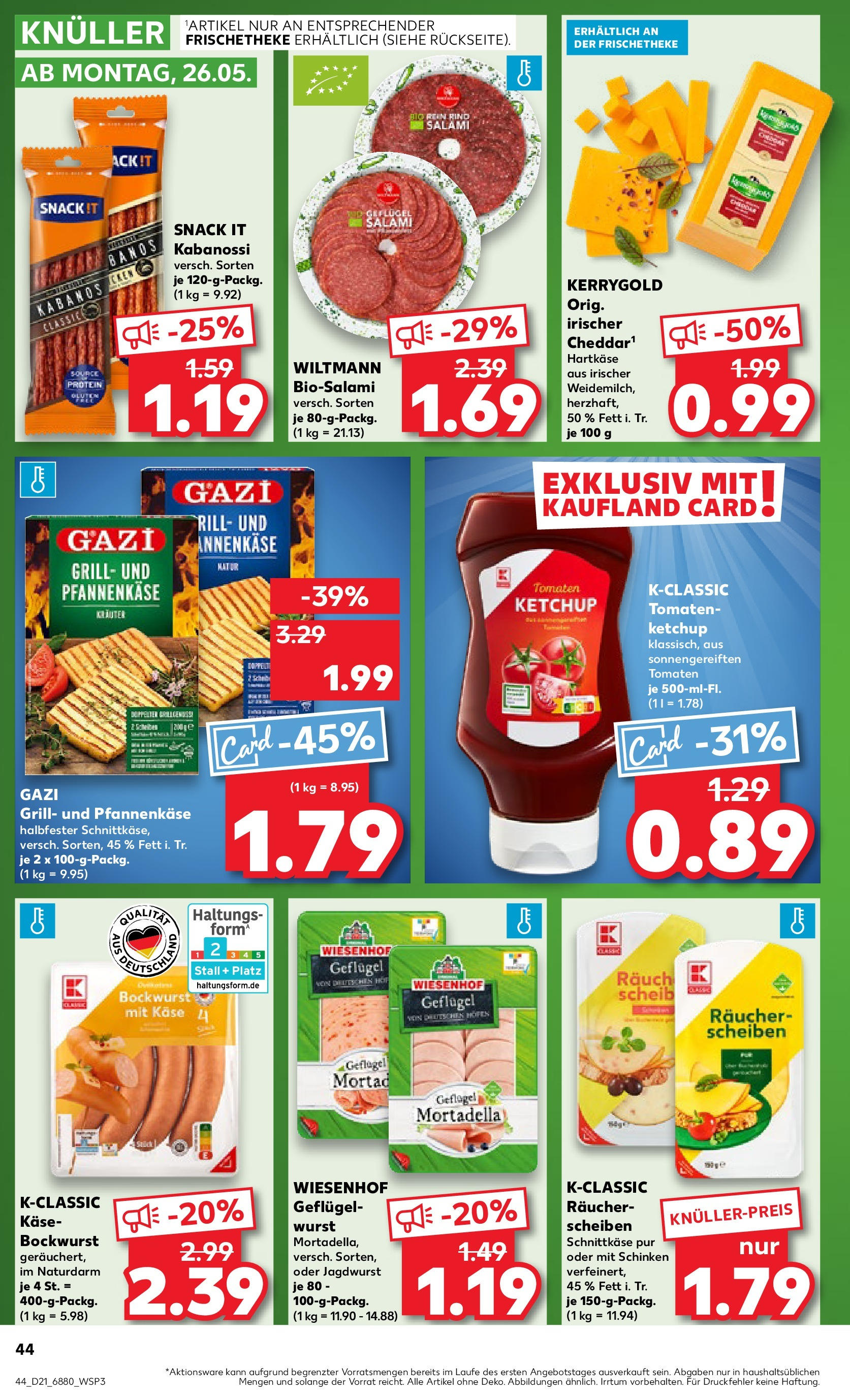 Kaufland prospekt St. Ingbert (ab 22.05.2025) » Angebote Online | Seite: 44 | Produkte: Grill, Käse, Wurst, Schinken Kaufland prospekt St. Ingbert (ab 22.05.2025) » Angebote Online zum Blättern | Seite: 44 | Produkte: Grill, Käse, Wurst, Schinken