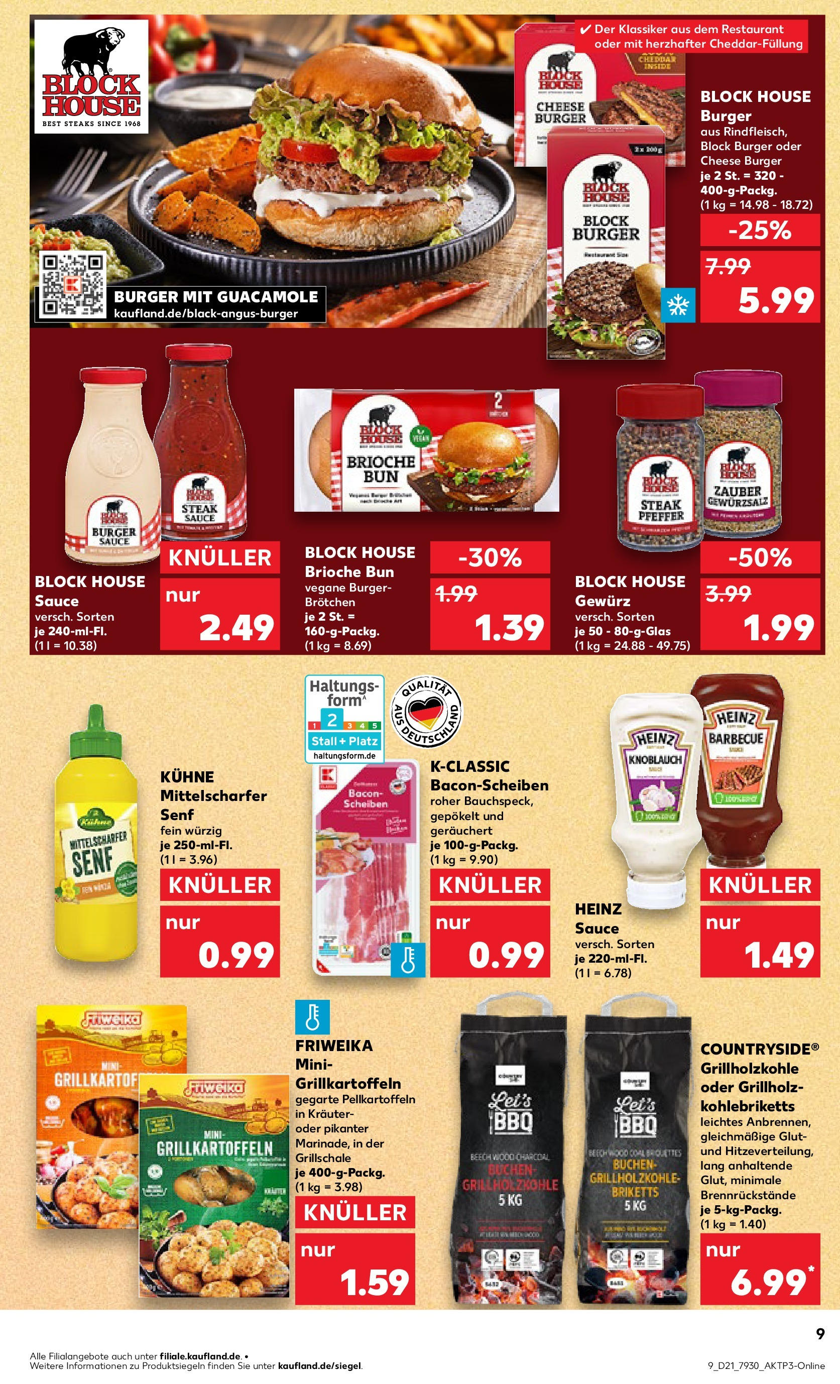 Kaufland prospekt Lüneburg (ab 22.05.2025) » Angebote Online | Seite: 9 | Produkte: Gewürzsalz, Burger bun, Pfeffer, Steak Kaufland prospekt Lüneburg (ab 22.05.2025) » Angebote Online zum Blättern | Seite: 9 | Produkte: Gewürzsalz, Burger bun, Pfeffer, Steak