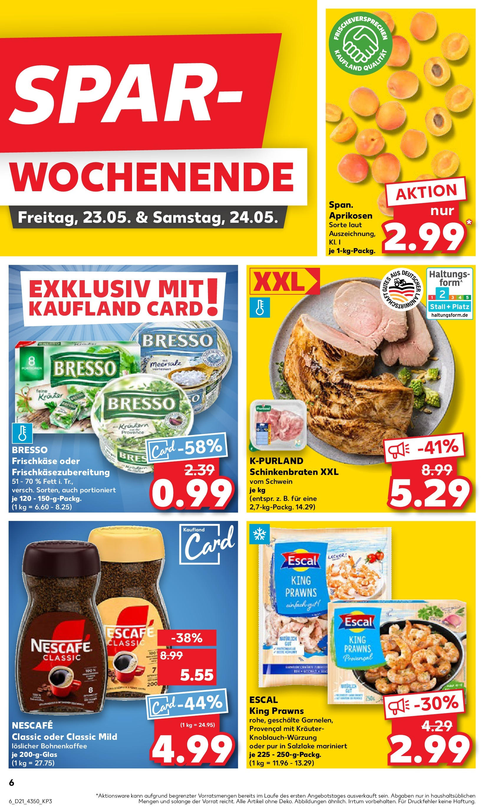 Kaufland prospekt Bitterfeld-Wolfen (ab 22.05.2025) » Angebote Online | Seite: 6 | Produkte: Nescafe, Bresso, Nescafe classic, Frischkase Kaufland prospekt Bitterfeld-Wolfen (ab 22.05.2025) » Angebote Online zum Blättern | Seite: 6 | Produkte: Nescafe, Bresso, Nescafe classic, Frischkase